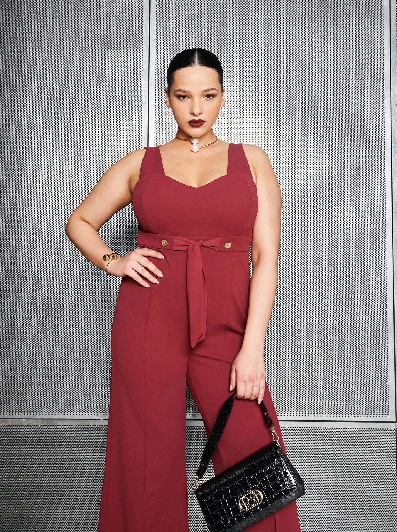 Burgundy Jumpsuit