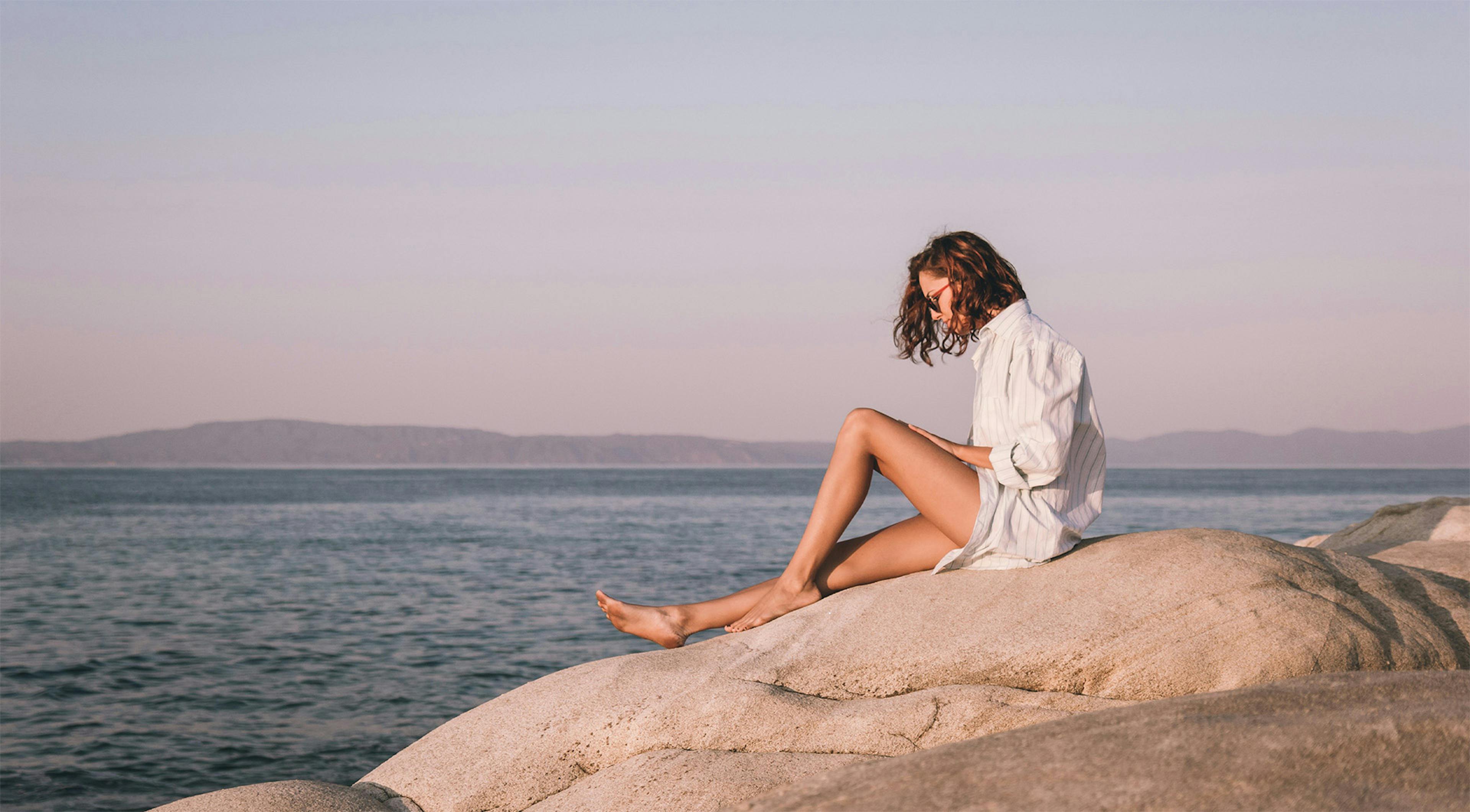 Ragazza vista mare