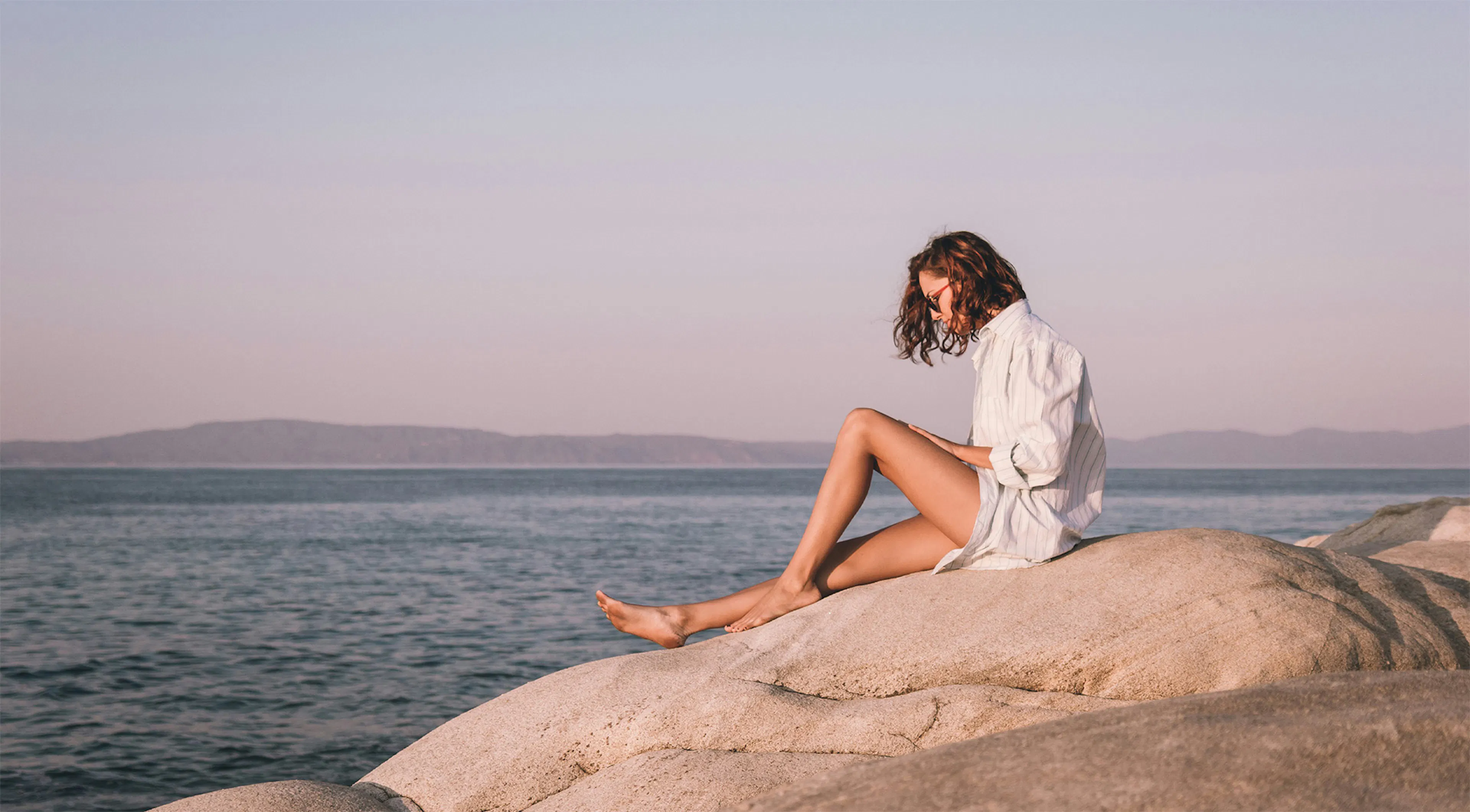 Ragazza vista mare