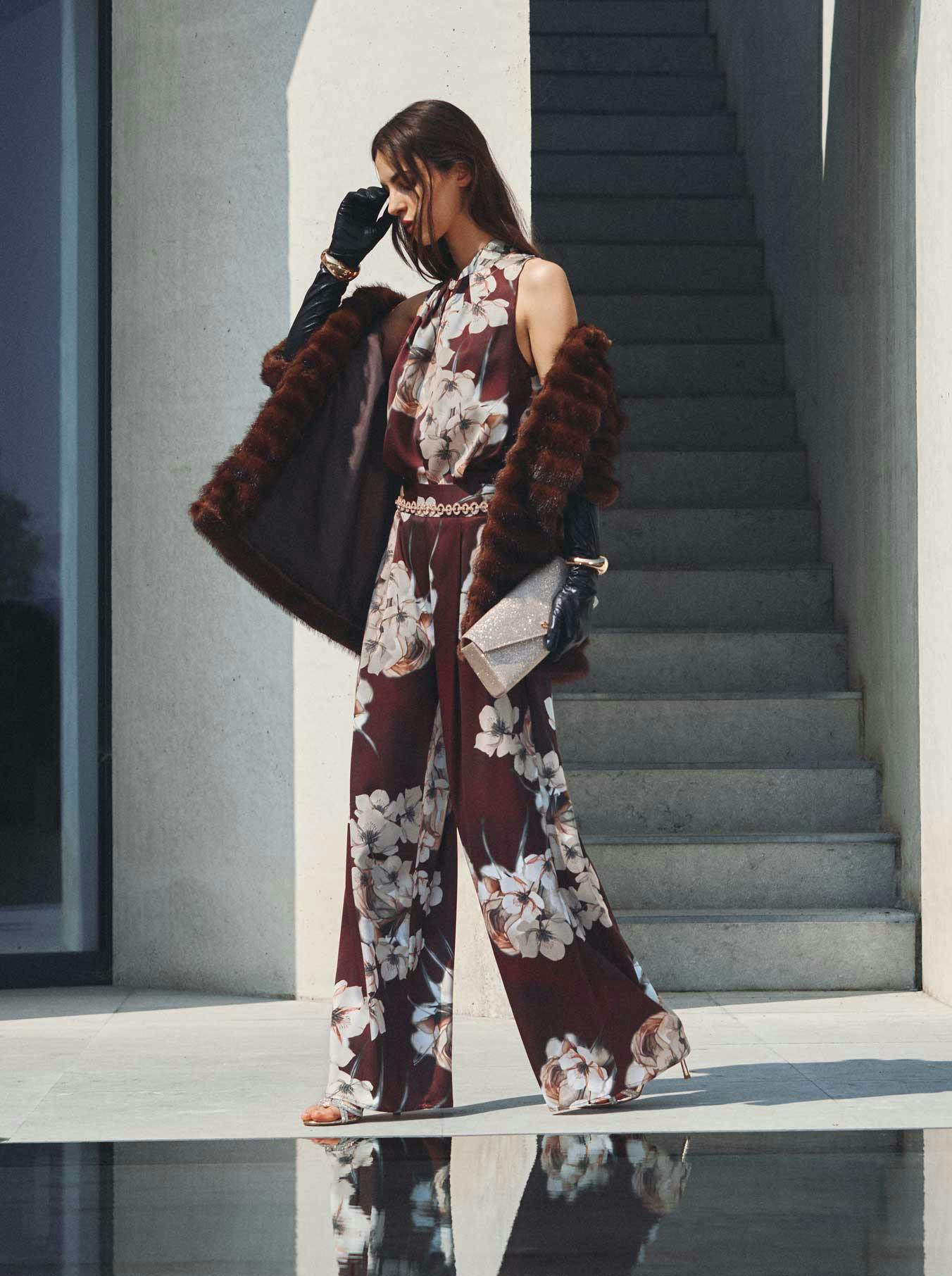 Cappotto effetto pelliccia