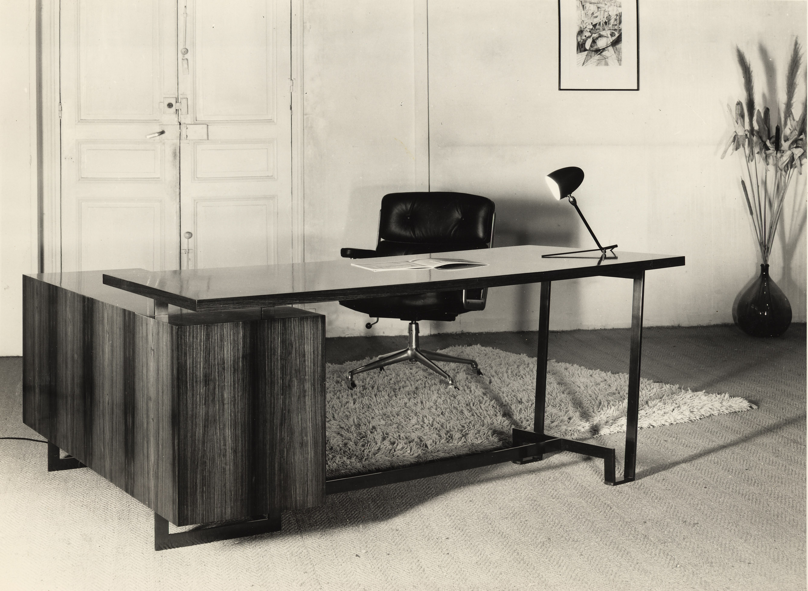 Rosewood desk, 1964 © Jean Collas/RINCK 
