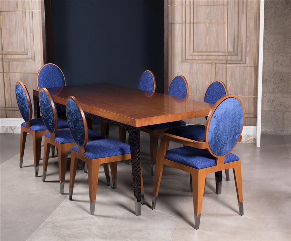 Dining room ensemble, Félicité Collection, RINCK design © Augustin de Valence/RINCK