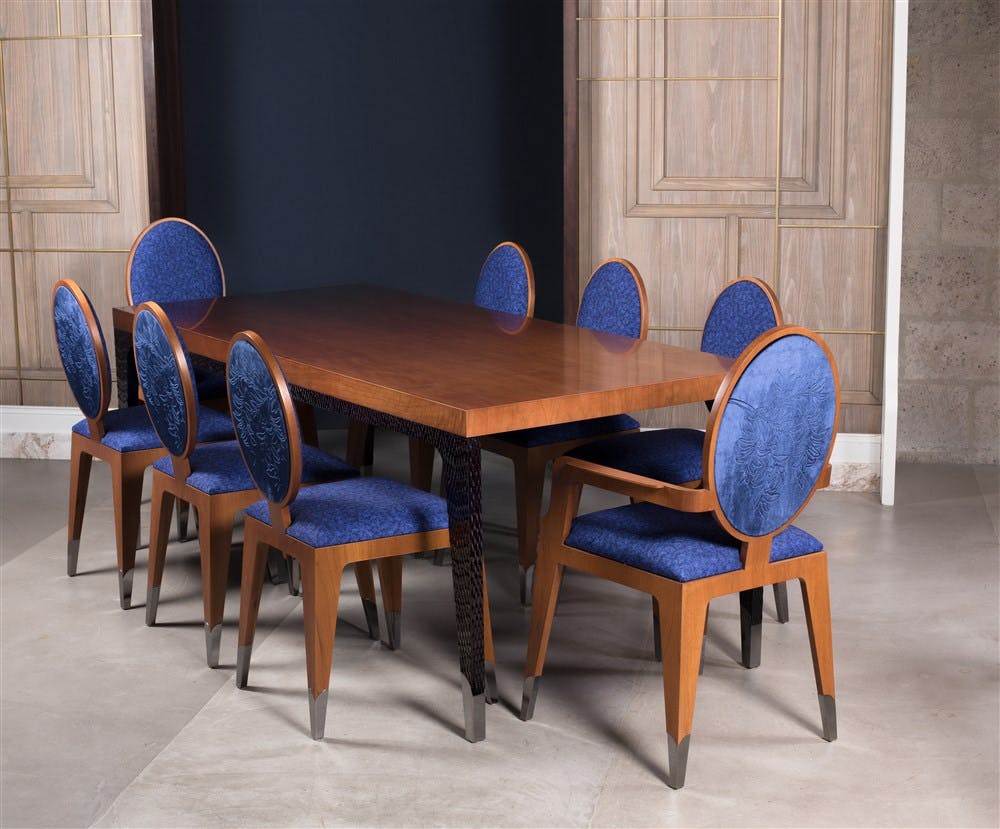 Dining room ensemble, Félicité Collection, RINCK design © Augustin de Valence/RINCK
