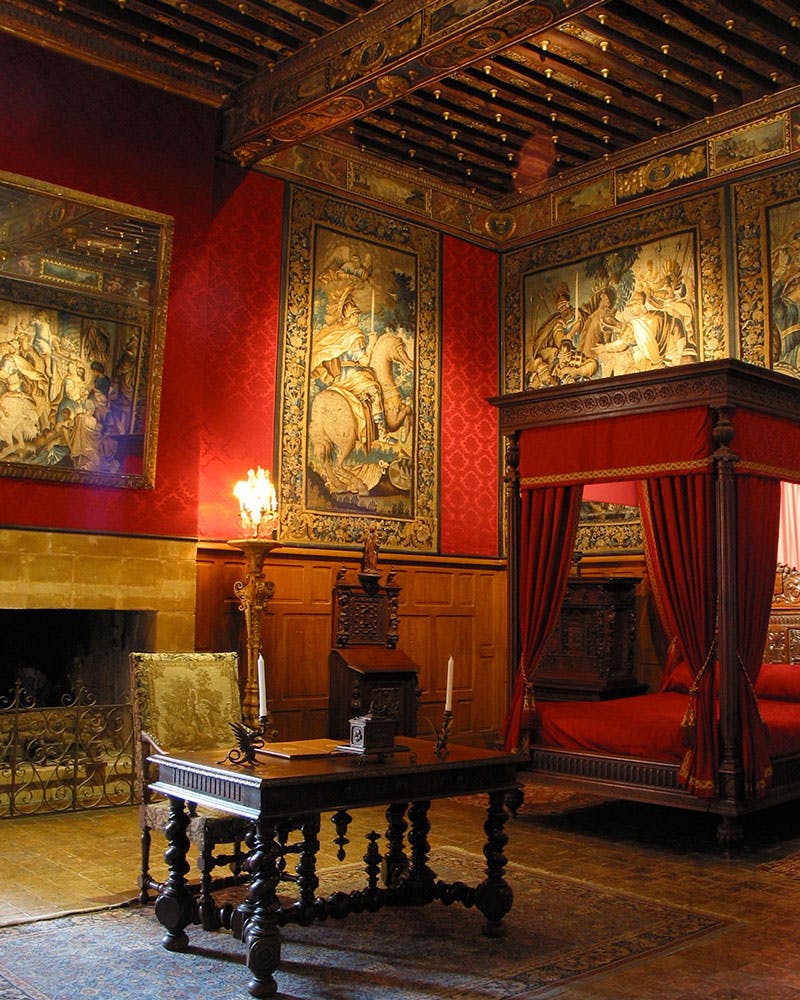 « La Chambre du roi Louis XIII », Château de Brissac (Maine-et-Loire) © Libens libenter / Creative Commons