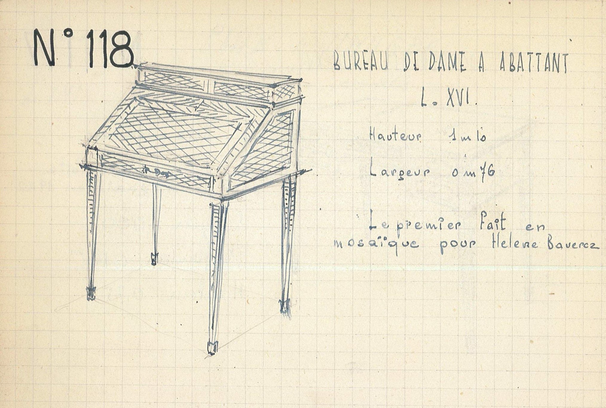 RINCK order book © RINCK Archives