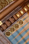 Detail of the backgammon set