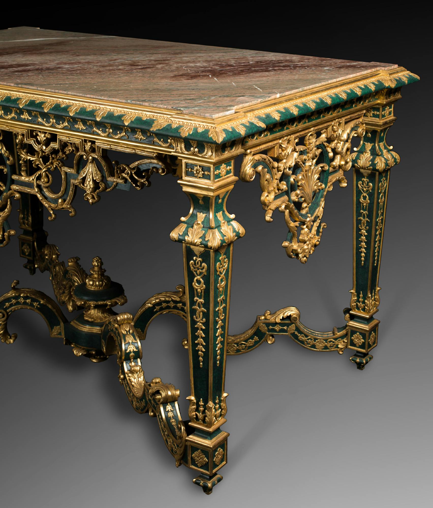 Table de milieu "carquois" Louis XVI