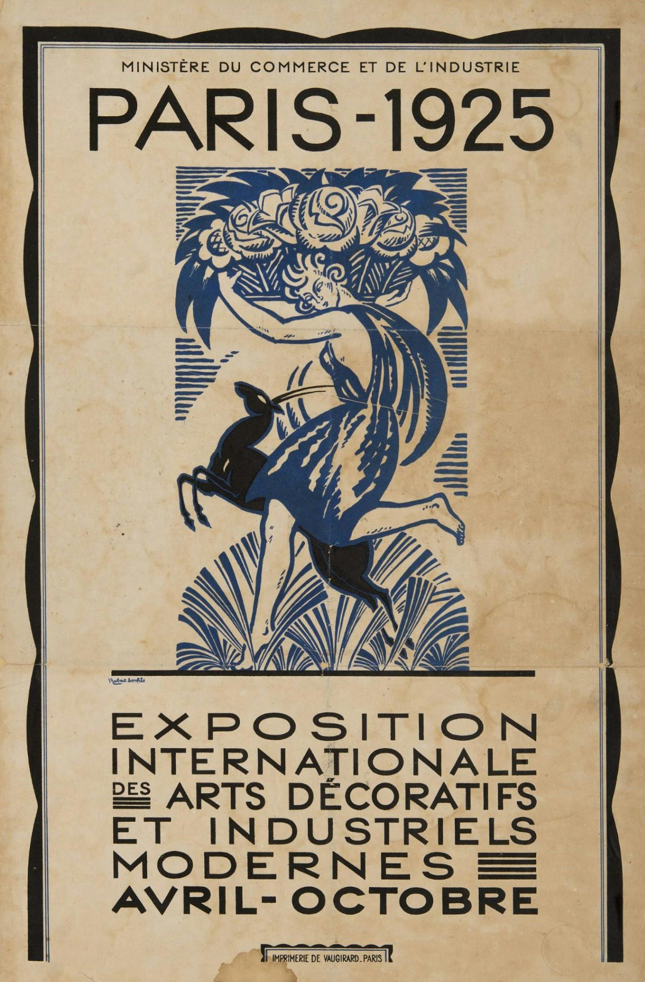 Poster for the 1925 Exposition Internationale des Arts Décoratifs © DR
