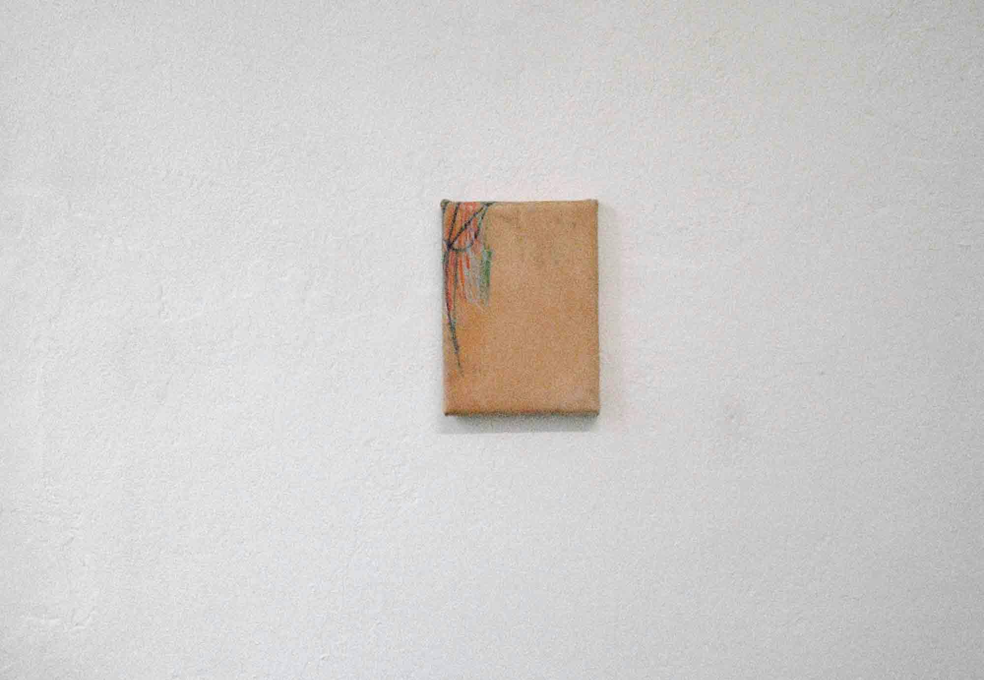 This is to be considered an amazing place. (panel #2) 2020 Leather, varnish, colored pencil Variable