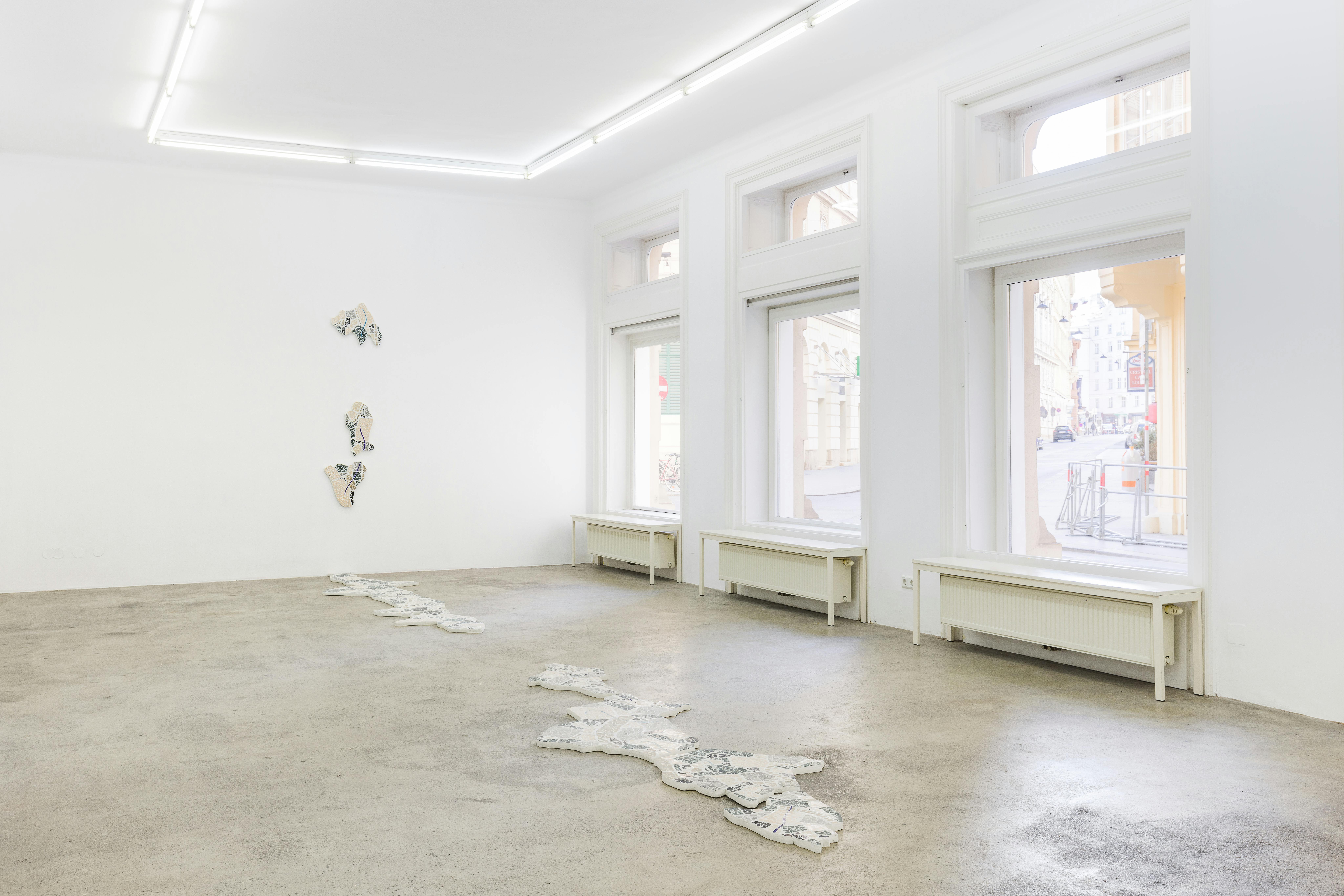 Rindon Johnson & Jordan Loeppky-Kolesnik Vienna City Wall 2022 Dimensions Variable 						