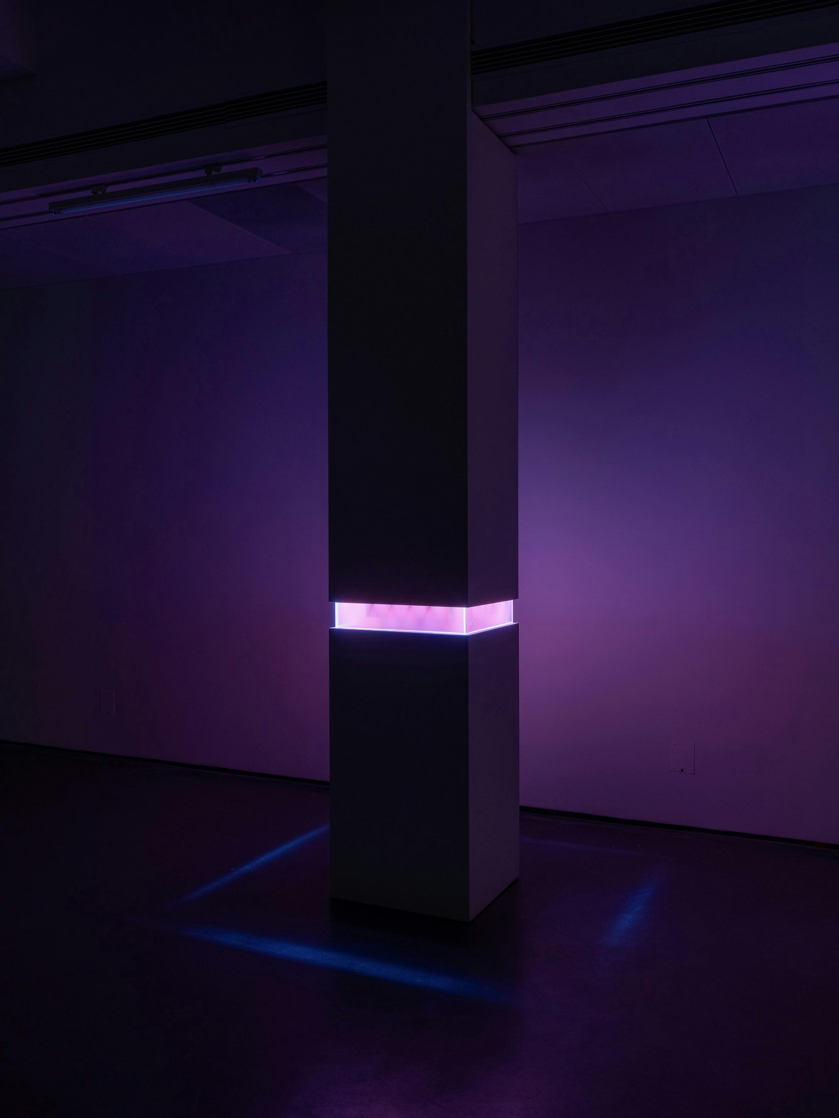 Best Synthetic Answer #3 and a half: Protocol Converter Prototype, wanders included or use becomes natural or Employees you don’t have to pay! Or Environmentalism does not usually address colonialism and often reproduces it! Undergird! Sure! New feeling! (can’t hear it cry out?) Contrivance (Rube Goldberg Street Light) Under-commonality (inevitably the strain of our desire will break things down), a functional proposition, a system of base measure, hubris marker stain, what level can you see though, magnificent drain, silent noise, prose, yuck! Square drift Liboiron: Pollution, scientific ways to know pollution, and actions to mitigate pollution are not examples of, symptoms or metaphors for, or unintentional by-products of colonialism, but rather are essential parts of the interlocking logics (brain), mechanisms (hands and teeth), and structures (heart and bones) Colonialism is not just about taking Land, though it certainly includes taking Land Stealing is a manifestation, a symptom, a mechanism, and even a goal of colonialism But those are the teeth of colonialism, and I want to look at its bones Stealing Land and and dispossessing people are events with temporal edges, but ongoing Land theft requires maintenance and infrastructure that are not as discrete, given that “colonization is a continuing process, not simply a historical event” Colonialism is a set of specific, structured, interlocking, and overlapping relations that allow these events to occur, make sense, and even seem right (to some). 2024 Blue-green algae, BG-11 medium, glass, and pumping system Overall dimensions variable Algae was cultivated in collaboration with Associate Professor Wang Xinyu, Shenzhen Institute of Advanced Technology, Chinese Academy of Sciences This work is a proposition for a street light. In a theoretical proposition for the future of animal husbandry, his street light uses synthesized algae as its light emiting source. 