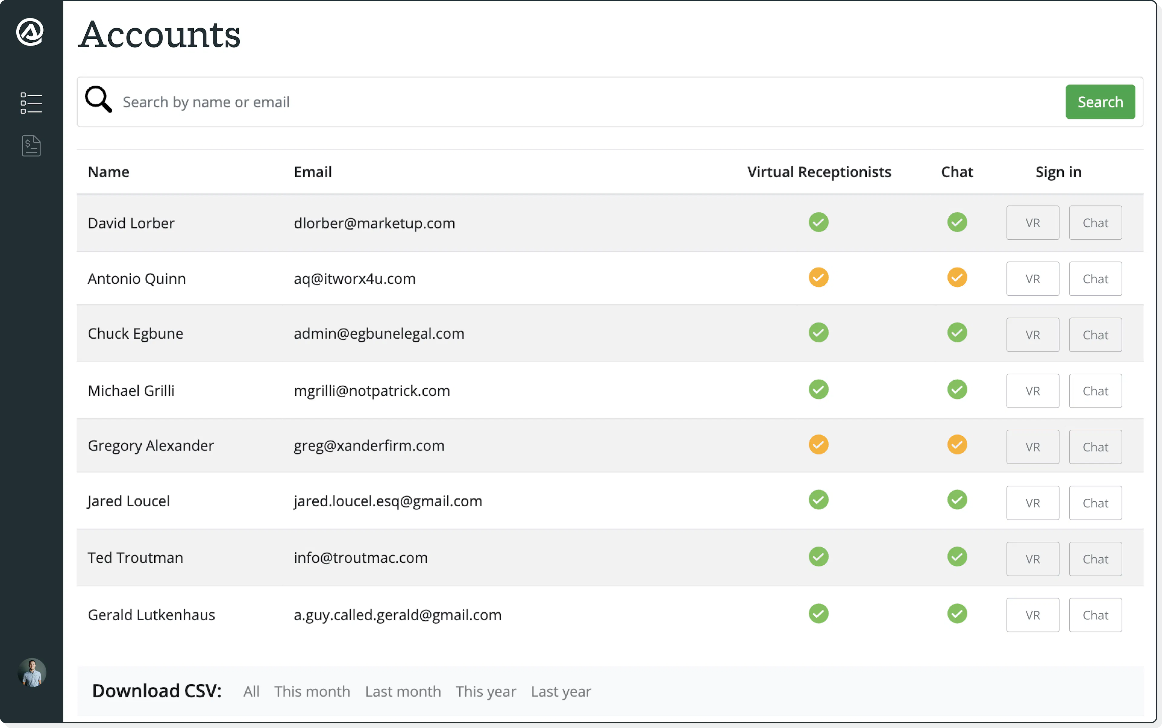 Smith AI dashboard