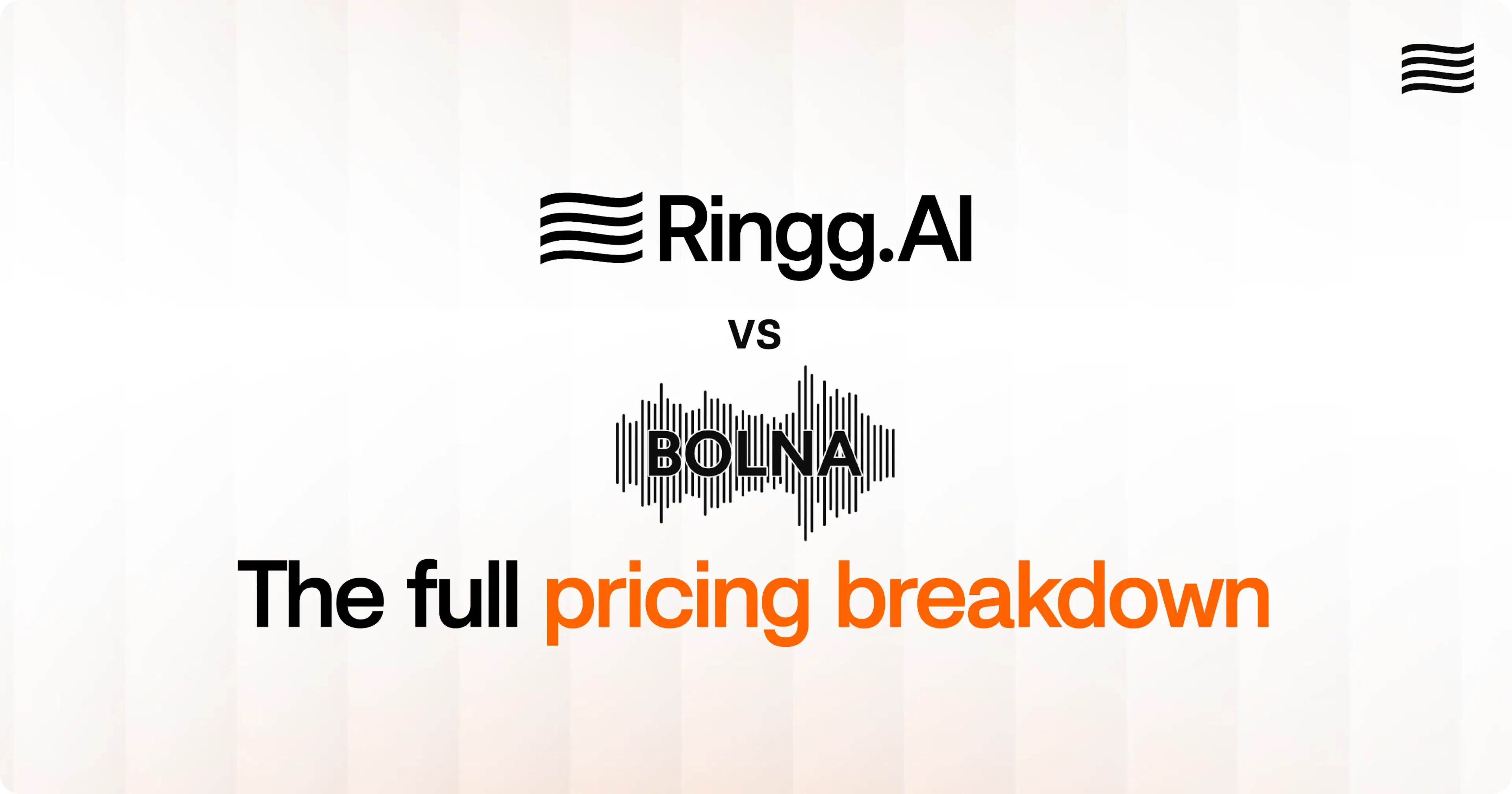 Ringg AI bundled pricing offers better value than Bolna AI pricing stack