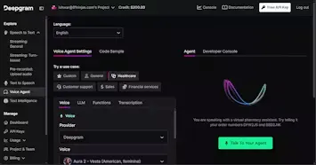 Deepgram Voice Agent Setting module