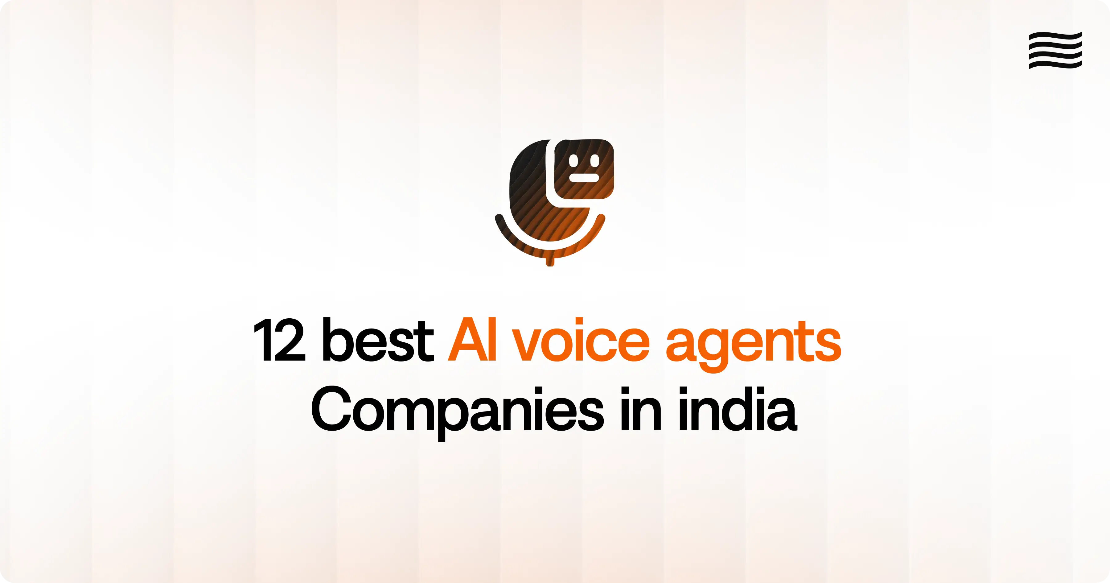 Top AI voice agent companies in India