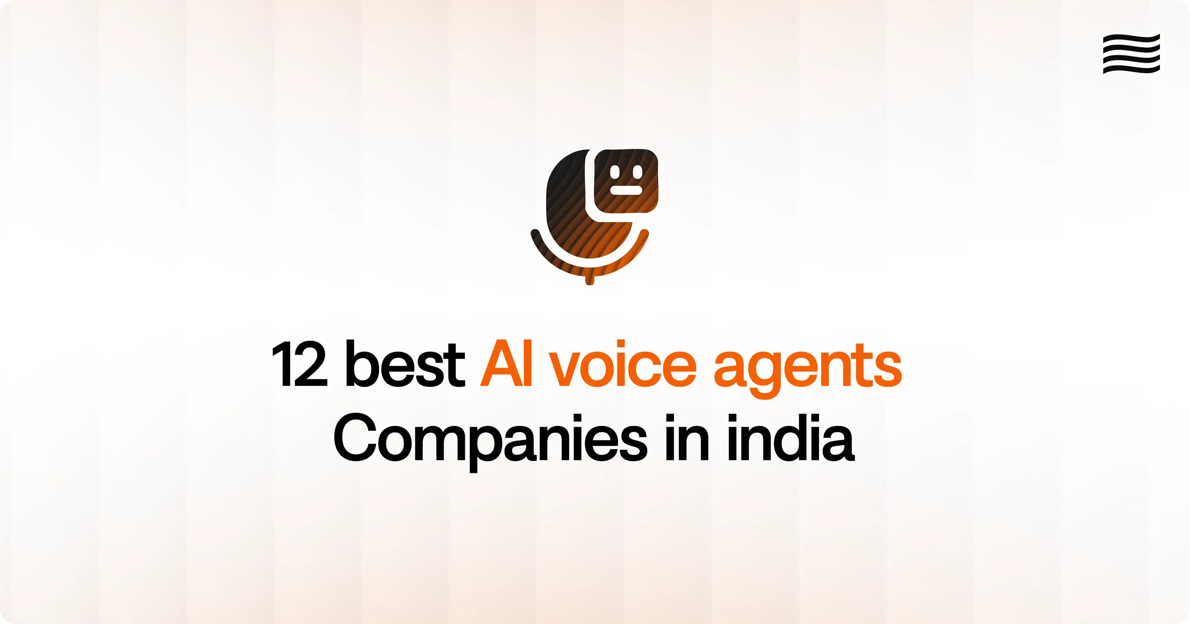 Top AI voice agent companies in India