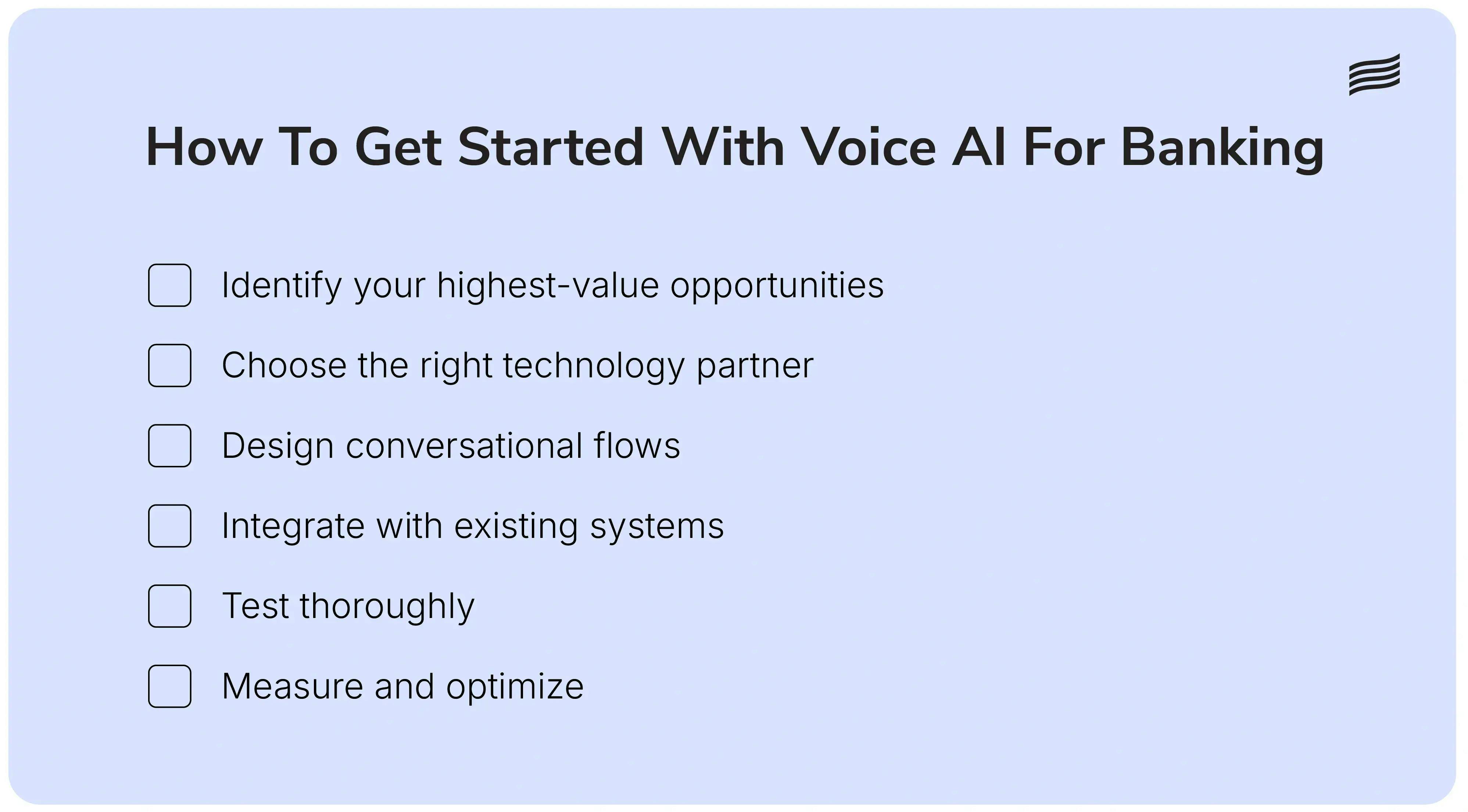How to get started with Voice AI in Banking