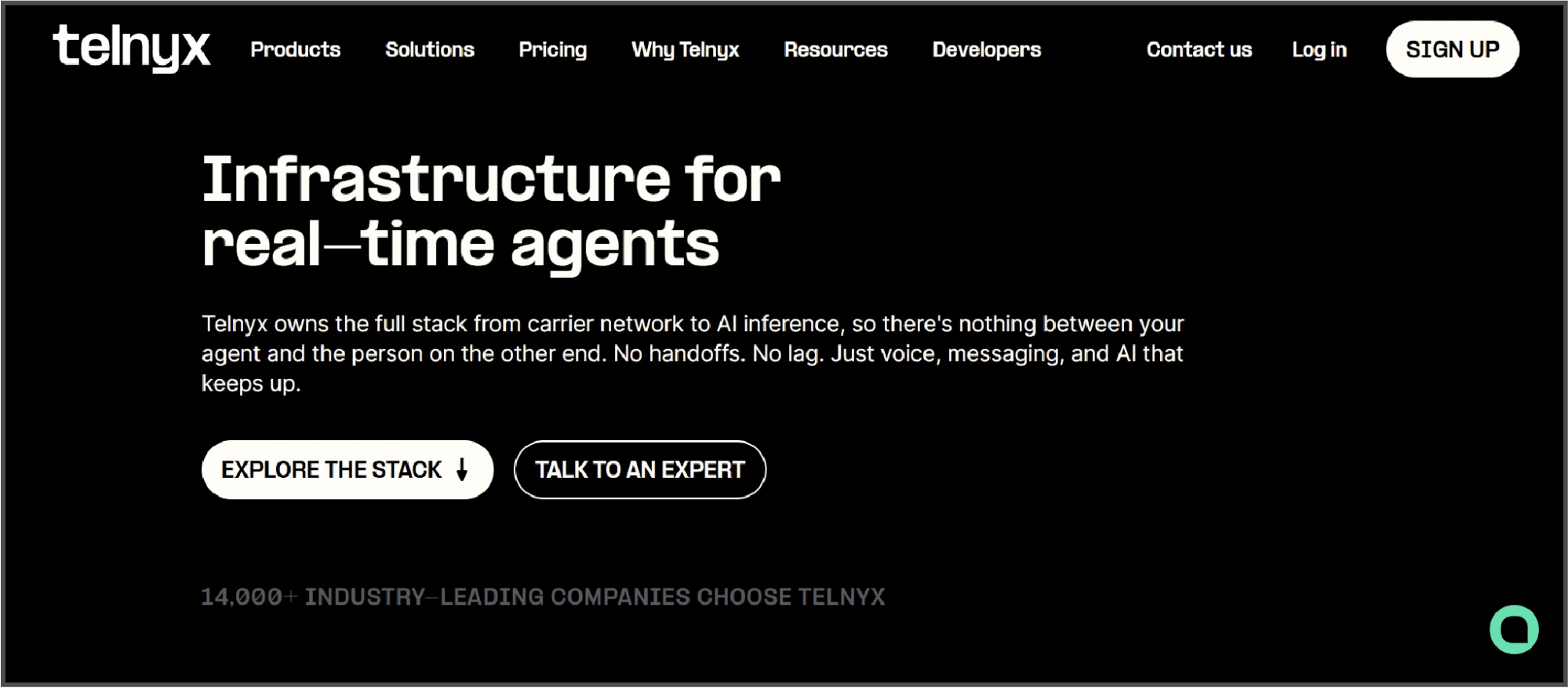 Telnyx website