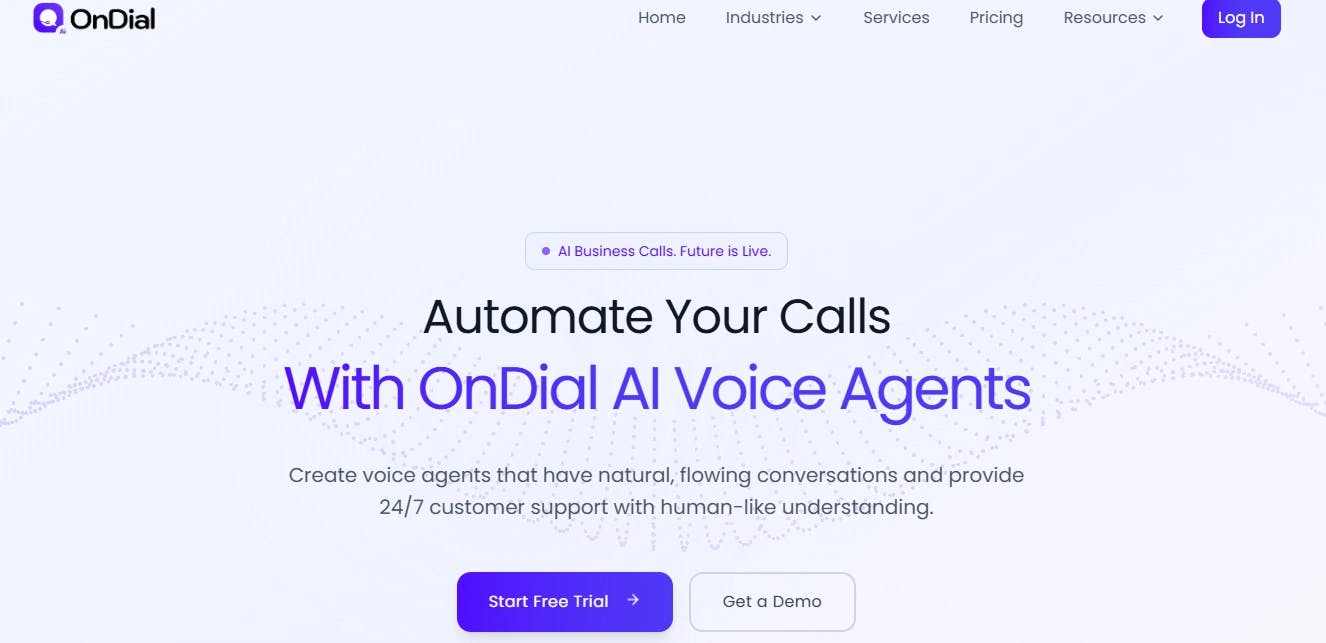 OnDial website
