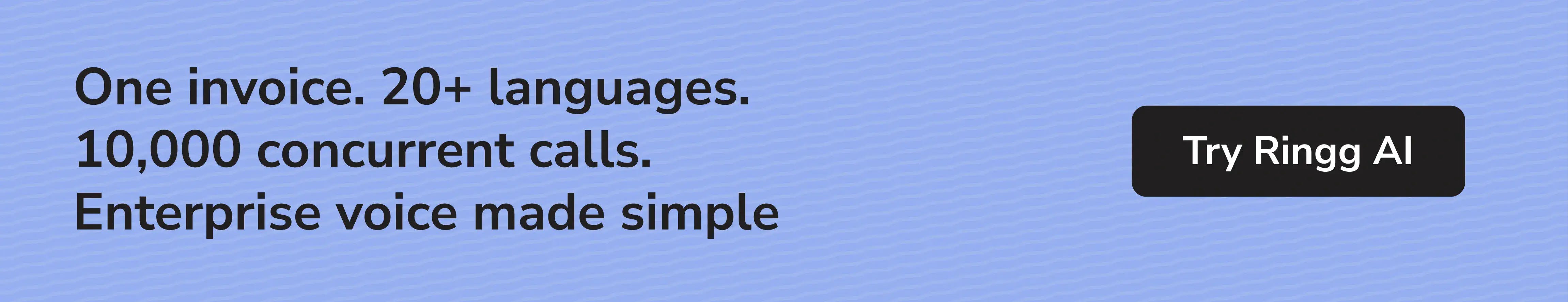 Ringg AI offers a unified enterprise voice platform with multi-language call capacity