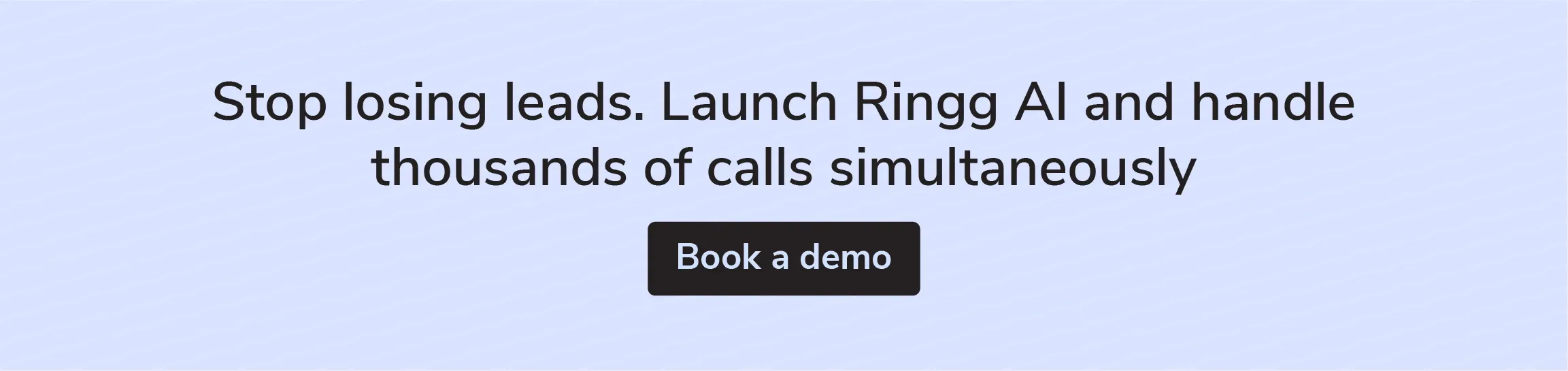 Ringg AI call automation handles large call volumes & captures leads efficiently