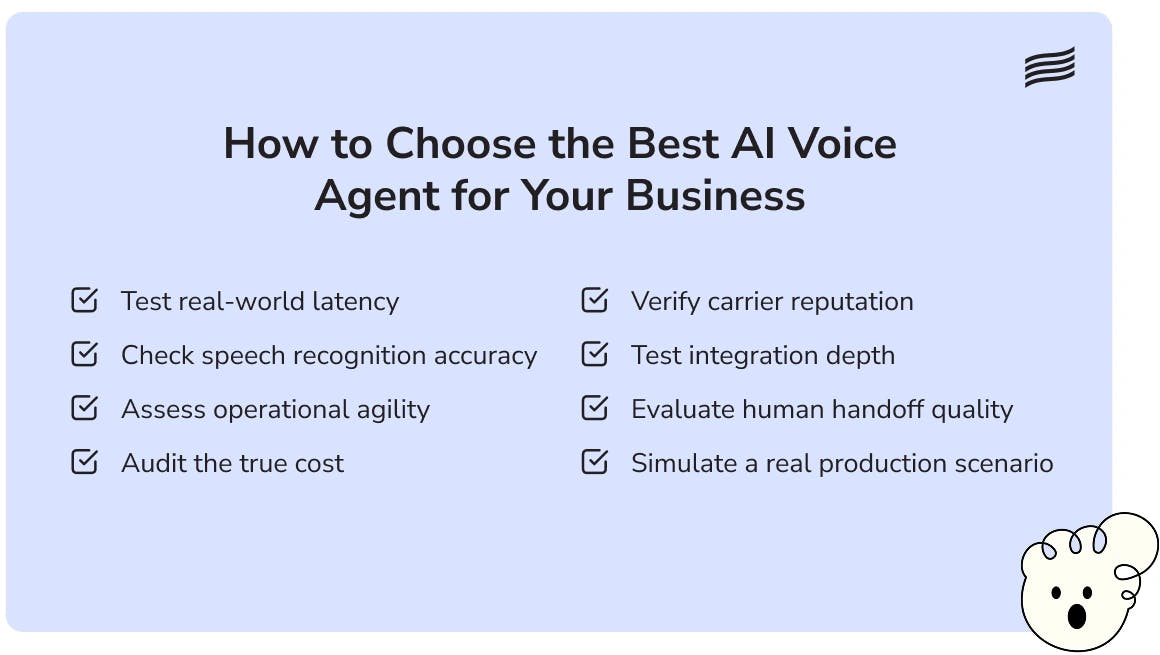 Choosing the best AI voice agent for your business