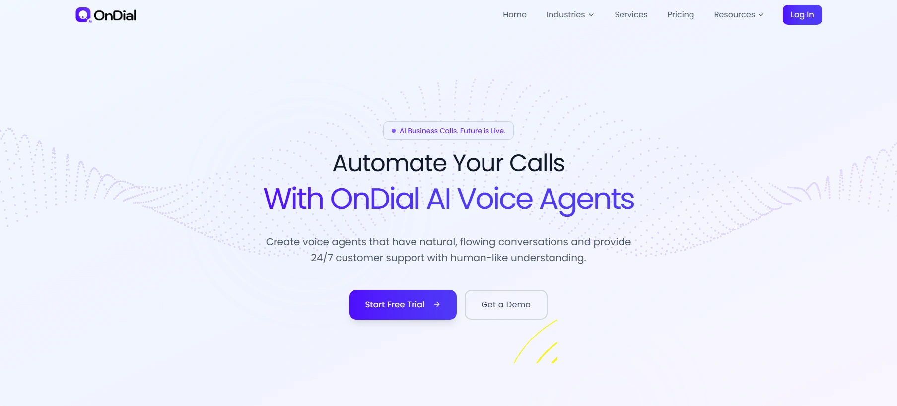 Home page of OnDial