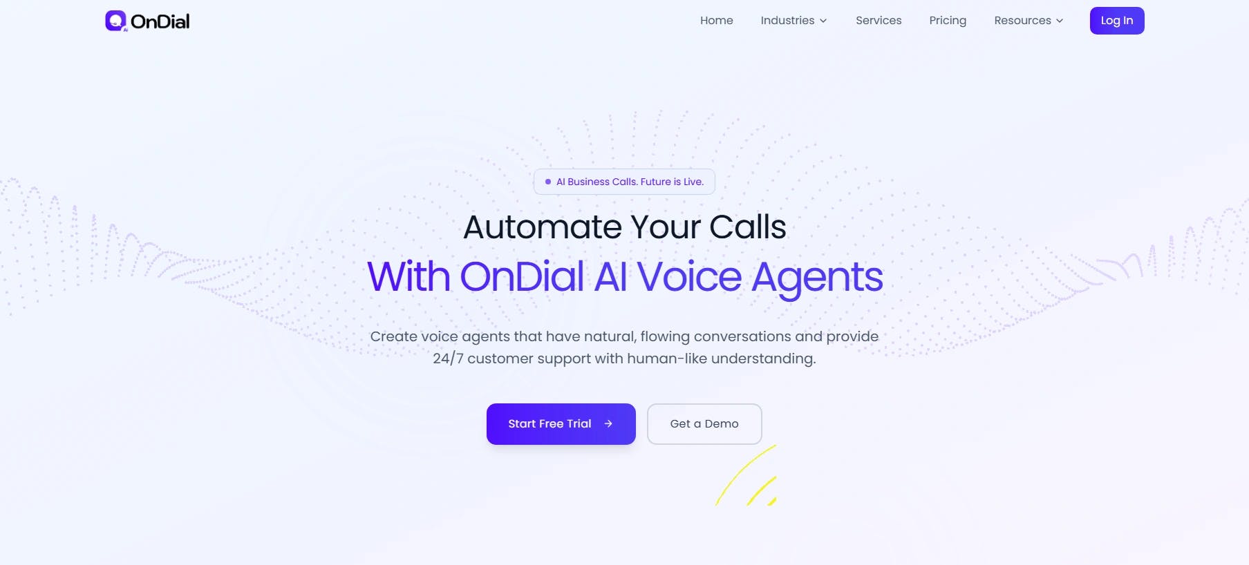 Home page of OnDial