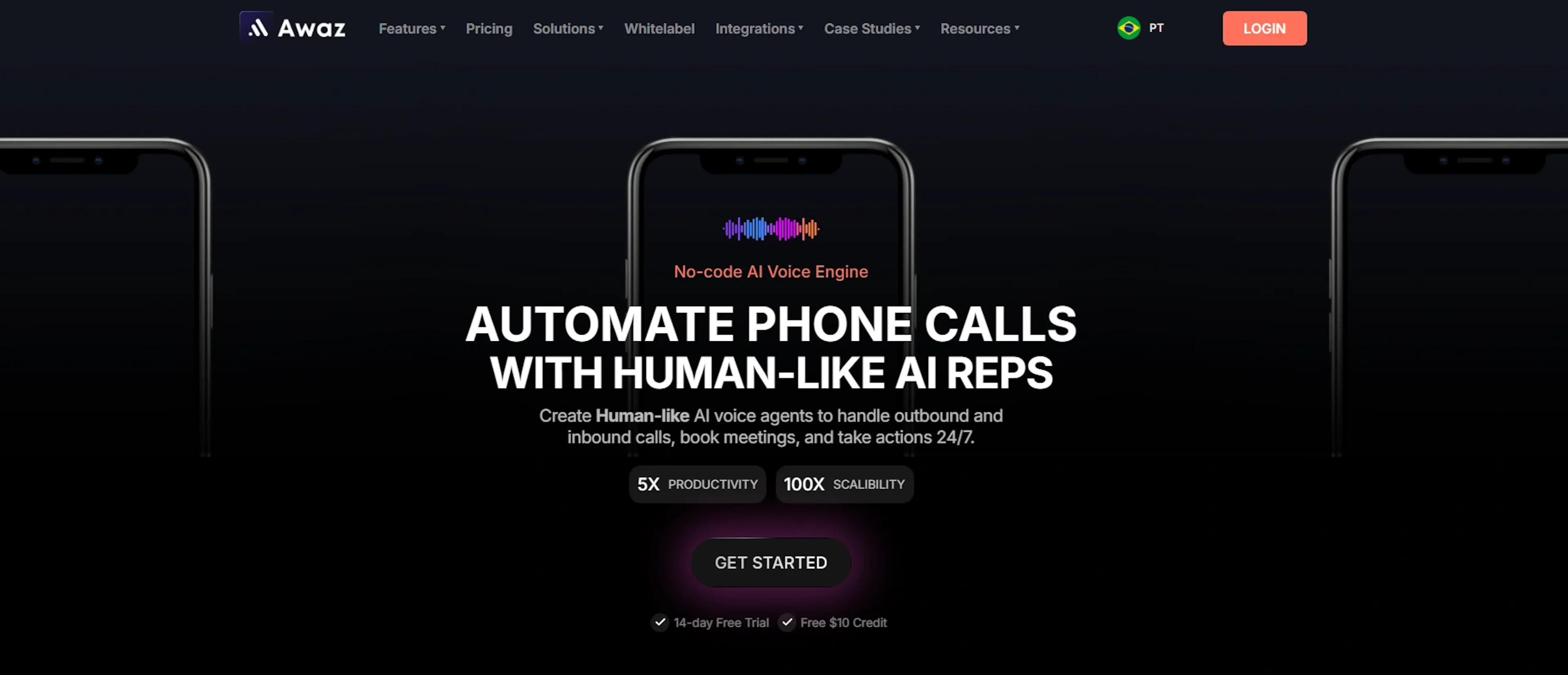 Home page of Awaz