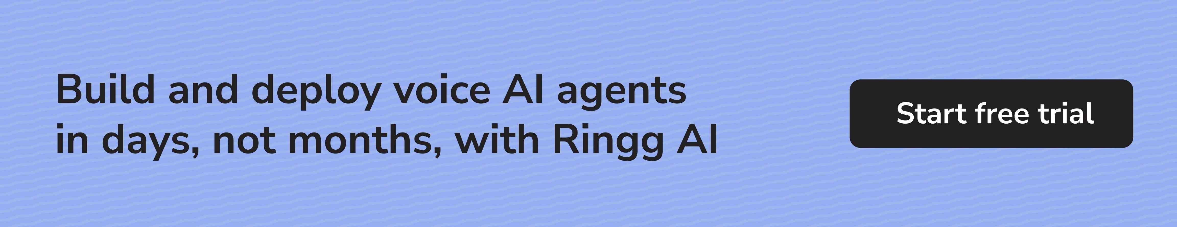 Ringg AI voice agent deployment offers fast setup