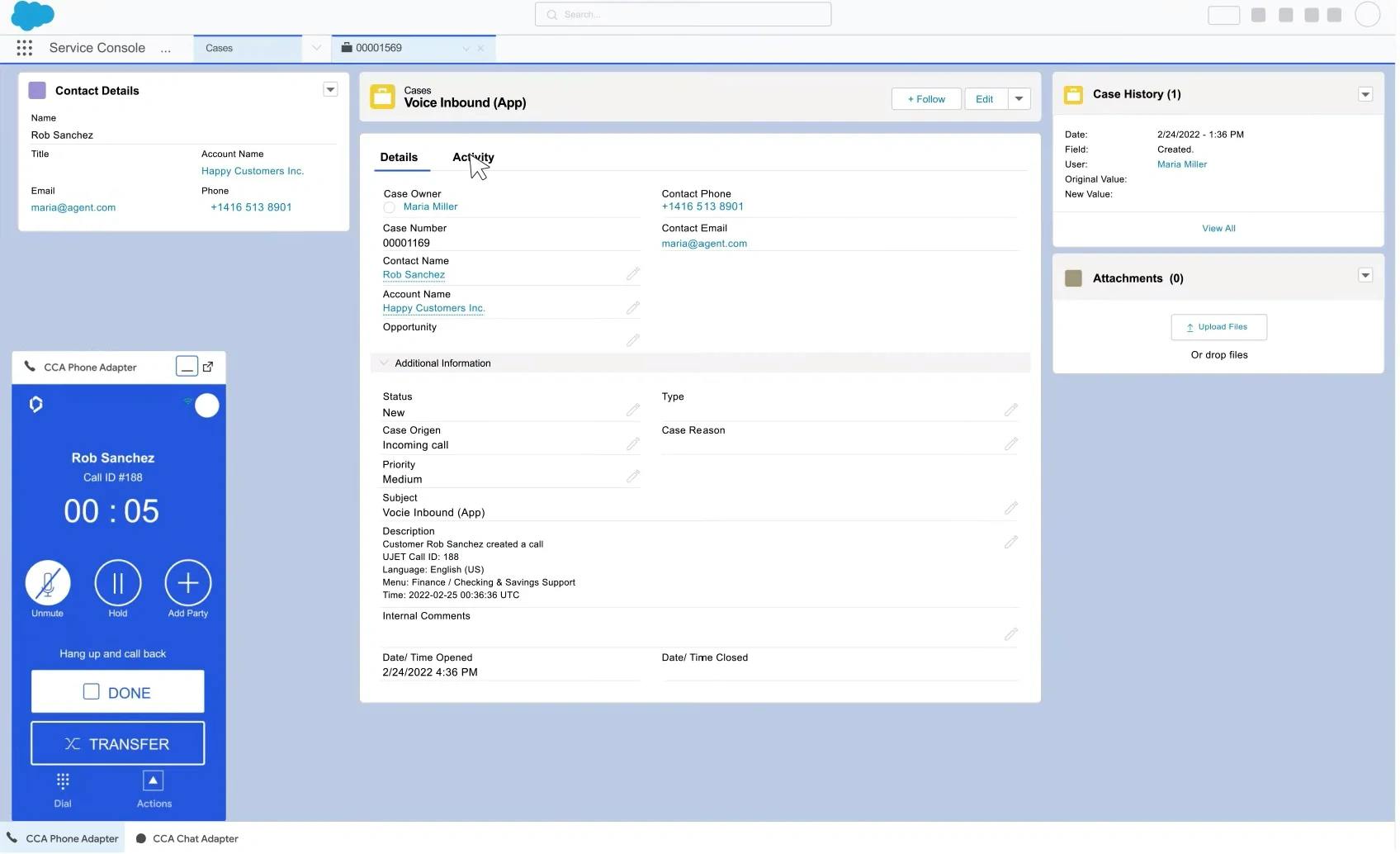 Google Contact Center AI dashboard