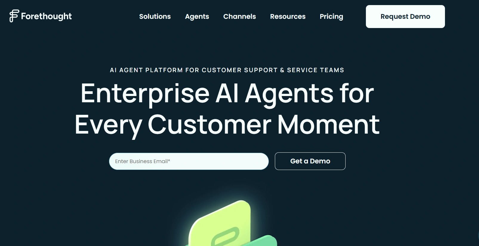 Forethought AI platform screenshot