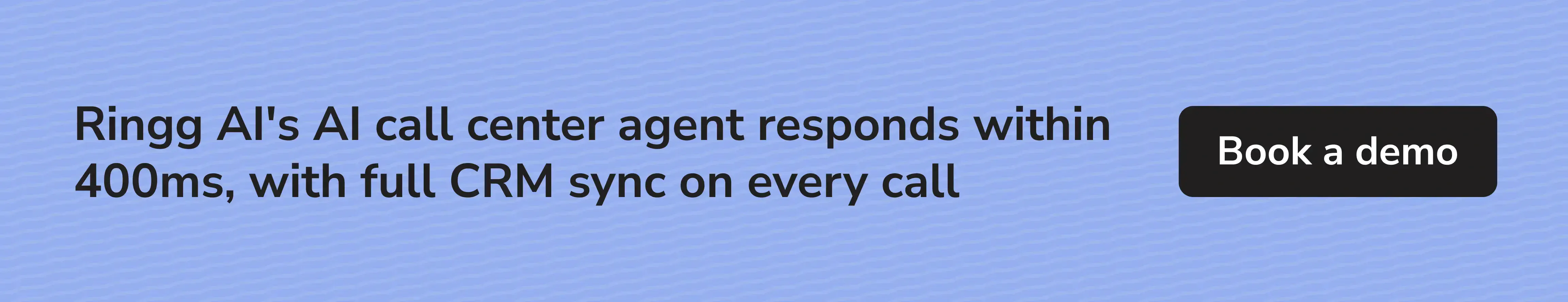 Ringg AI virtual call center agent offers sub-400ms latency and CRM integration