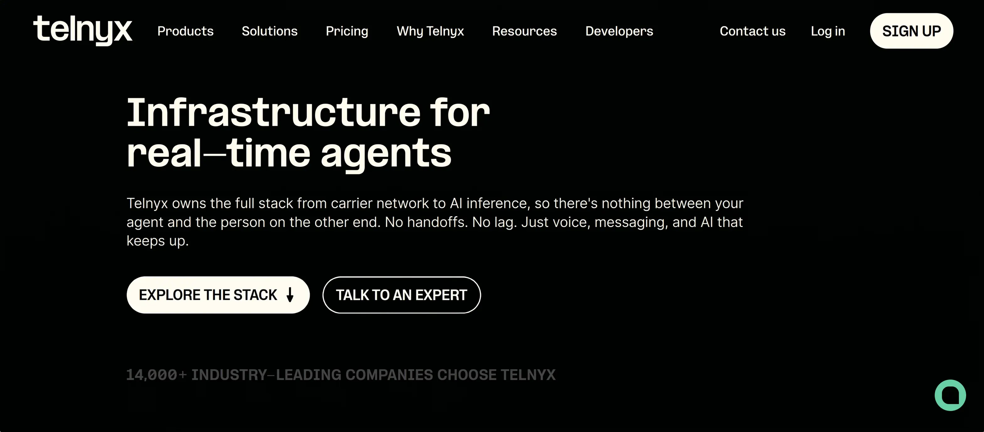 Telnyx website