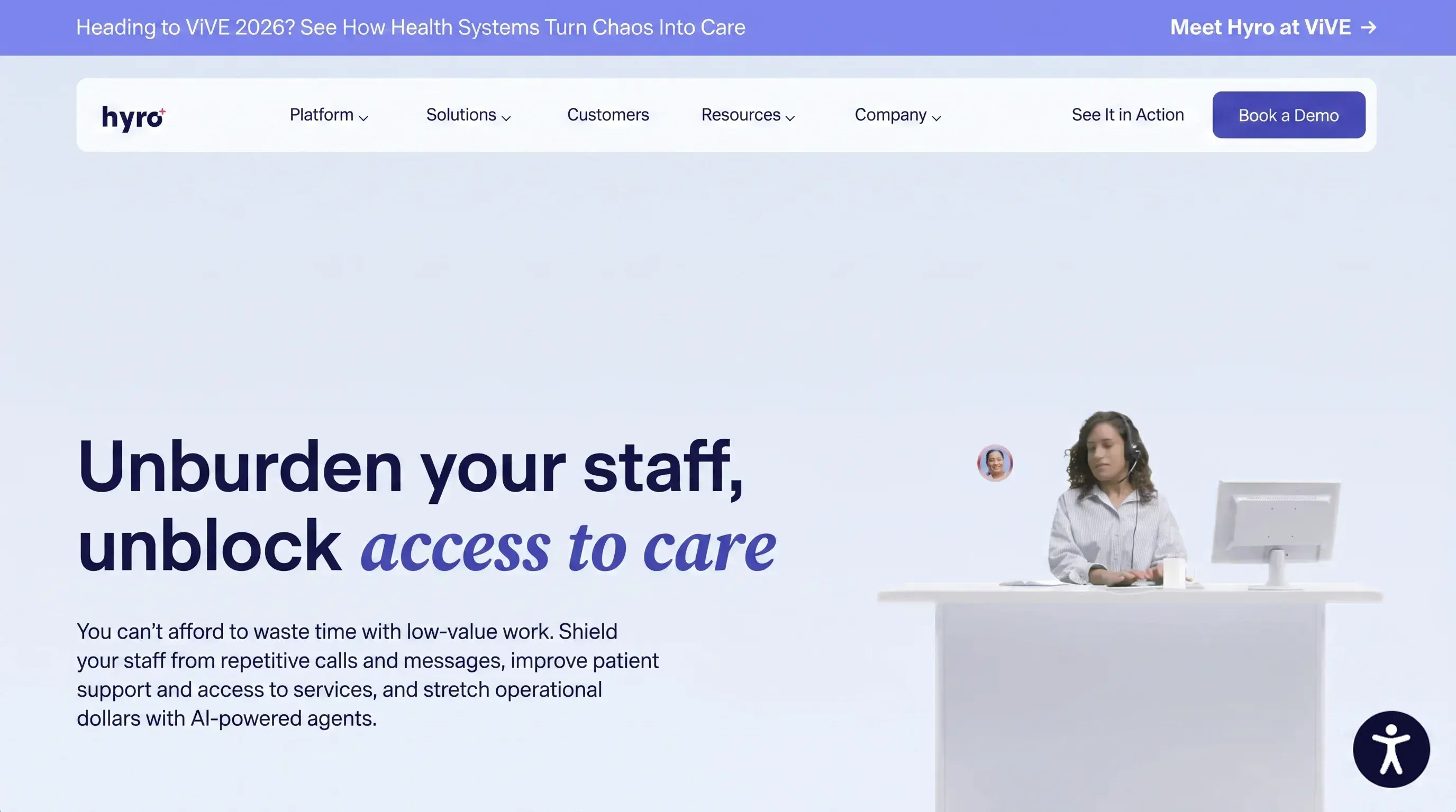 Hyro website