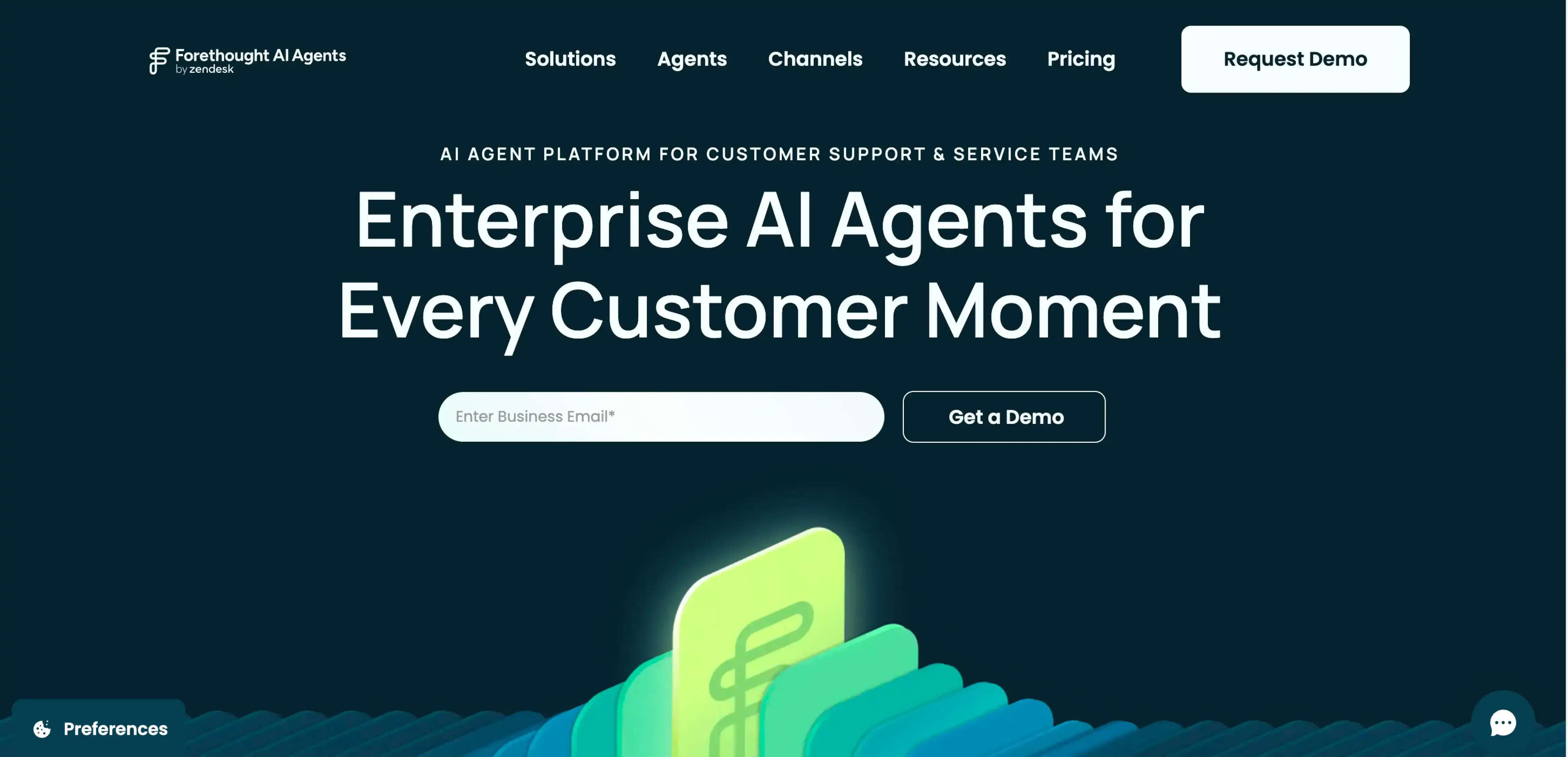Forethought AI platform screenshot