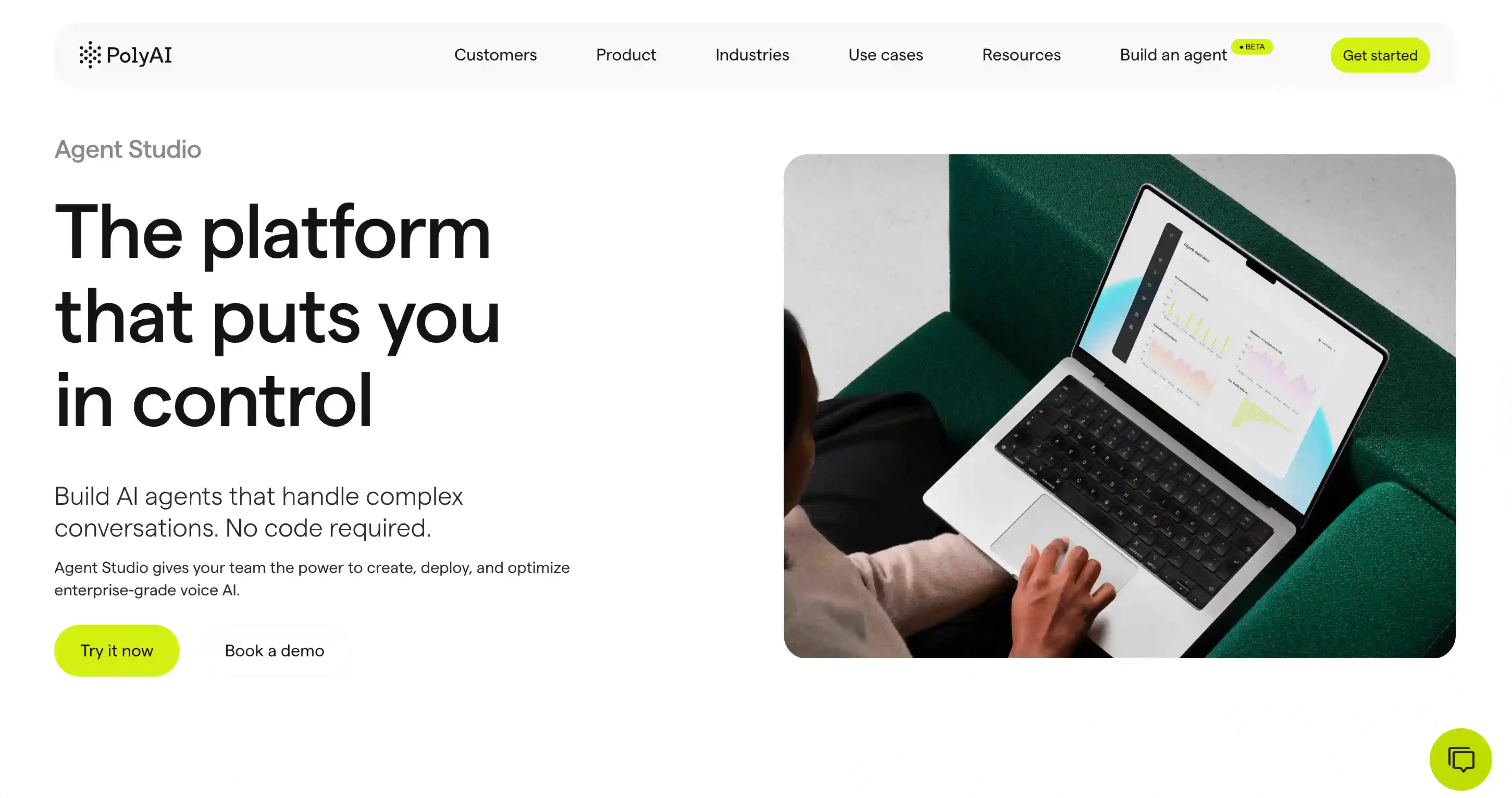 Poly AI website