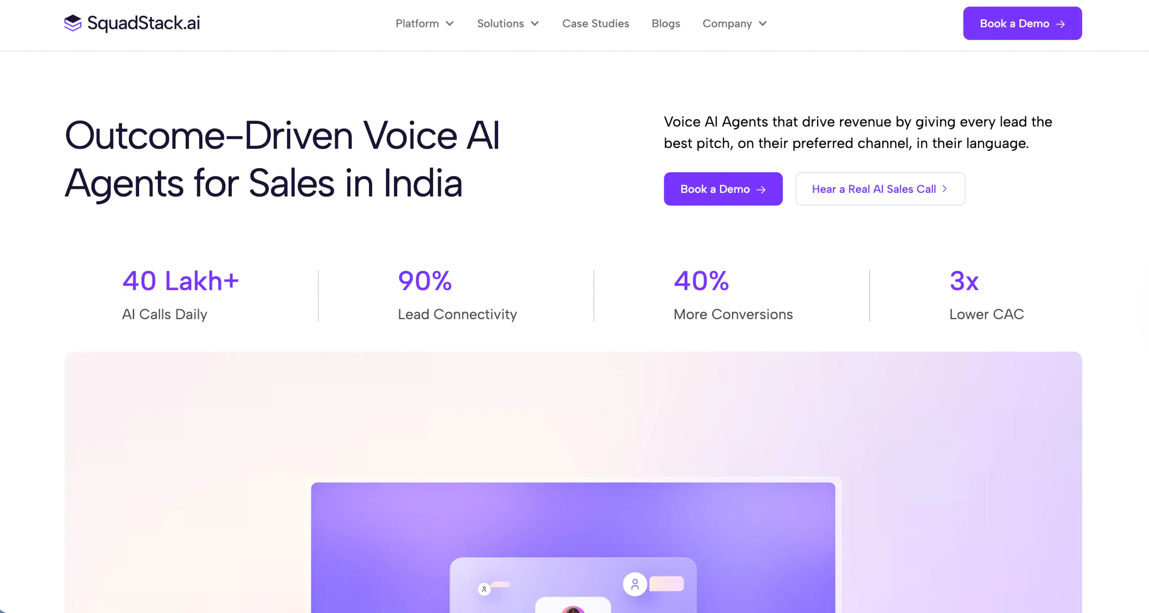 Squadstack.ai website