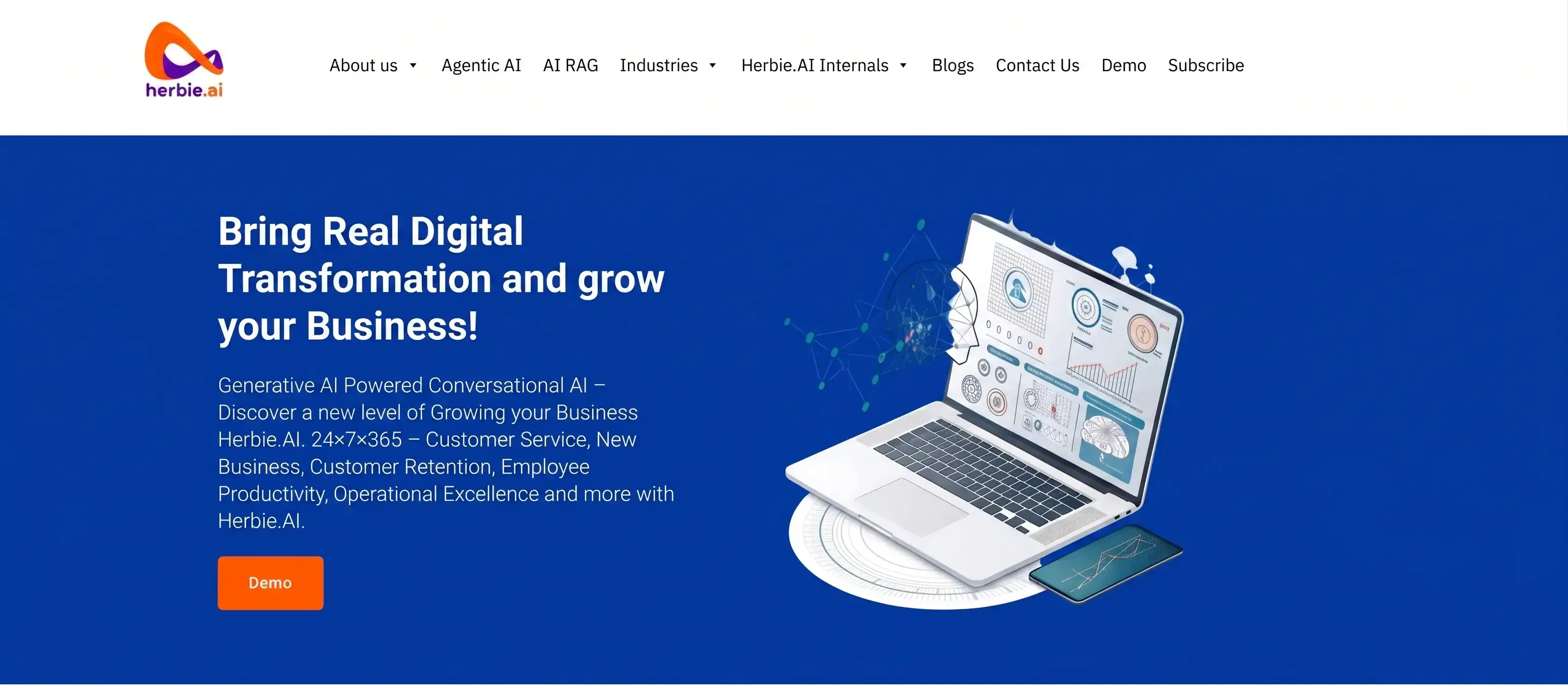 Herbie.ai website