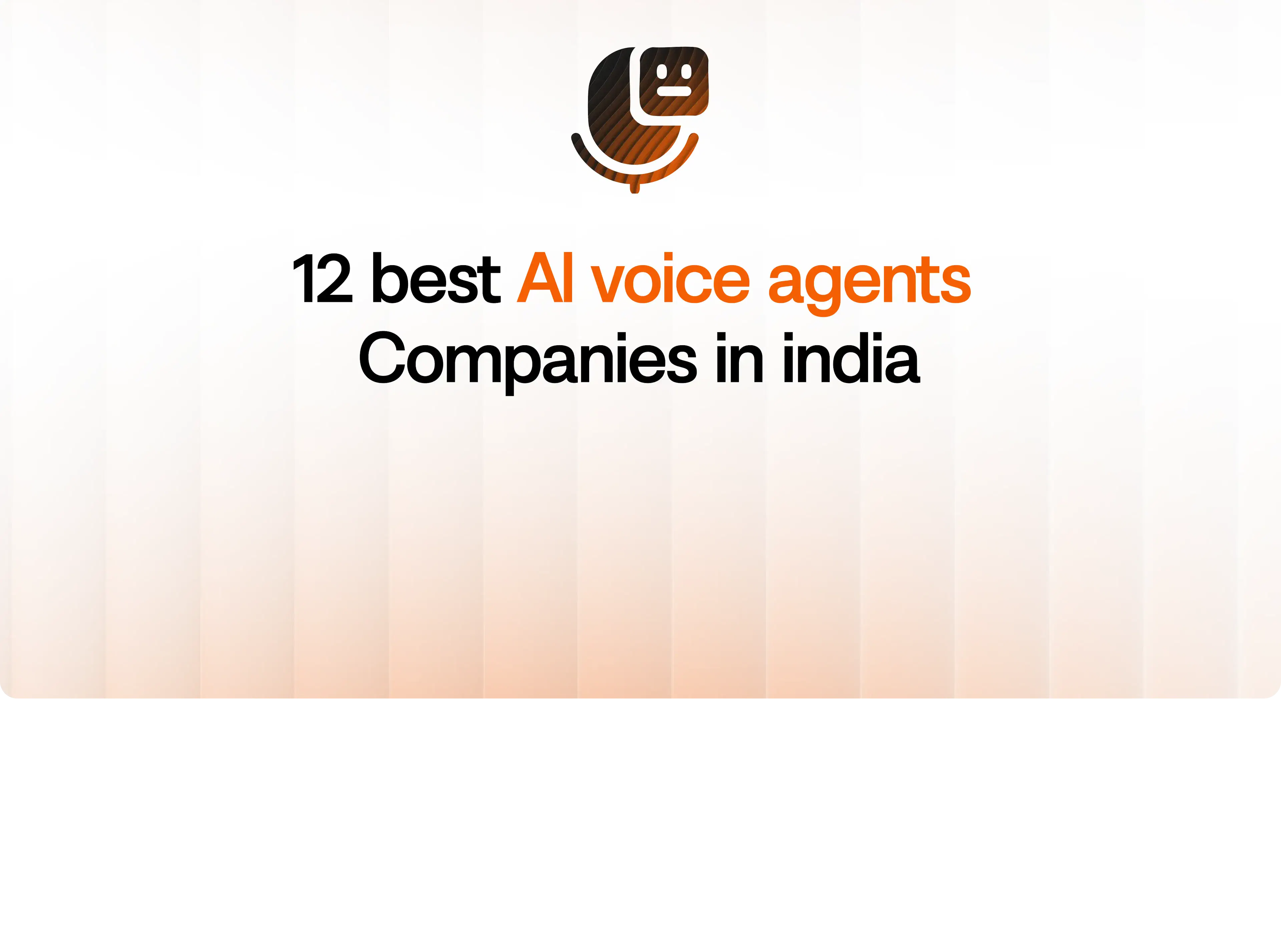 ai voice agent companies