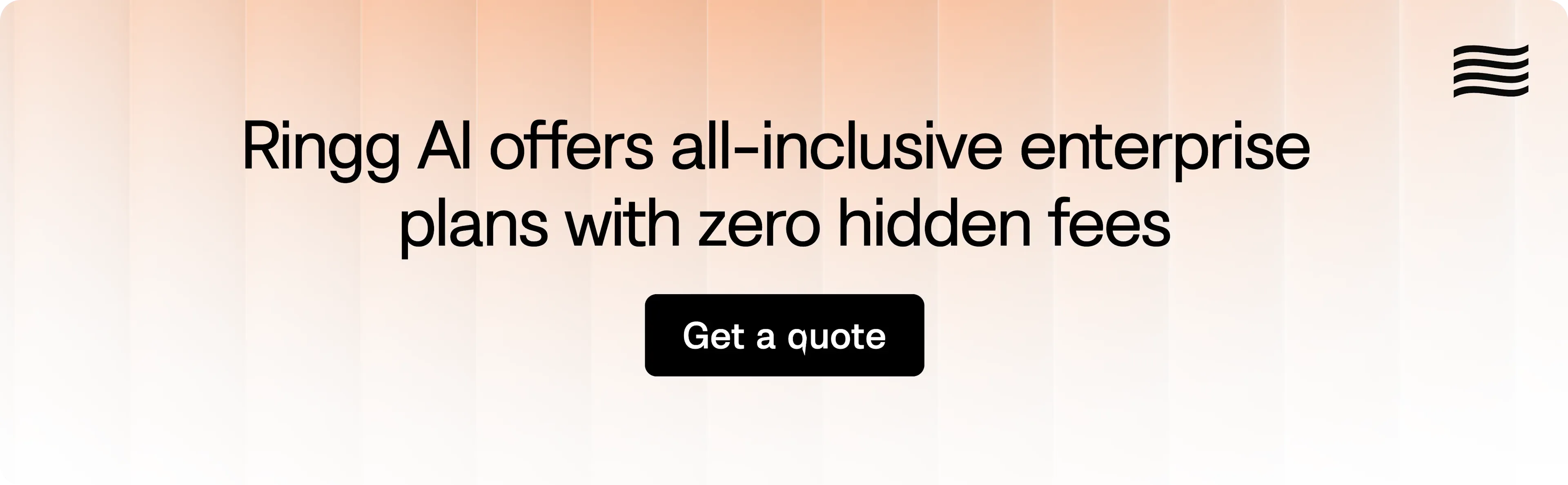 Ringg AI offers a transparent pricing model