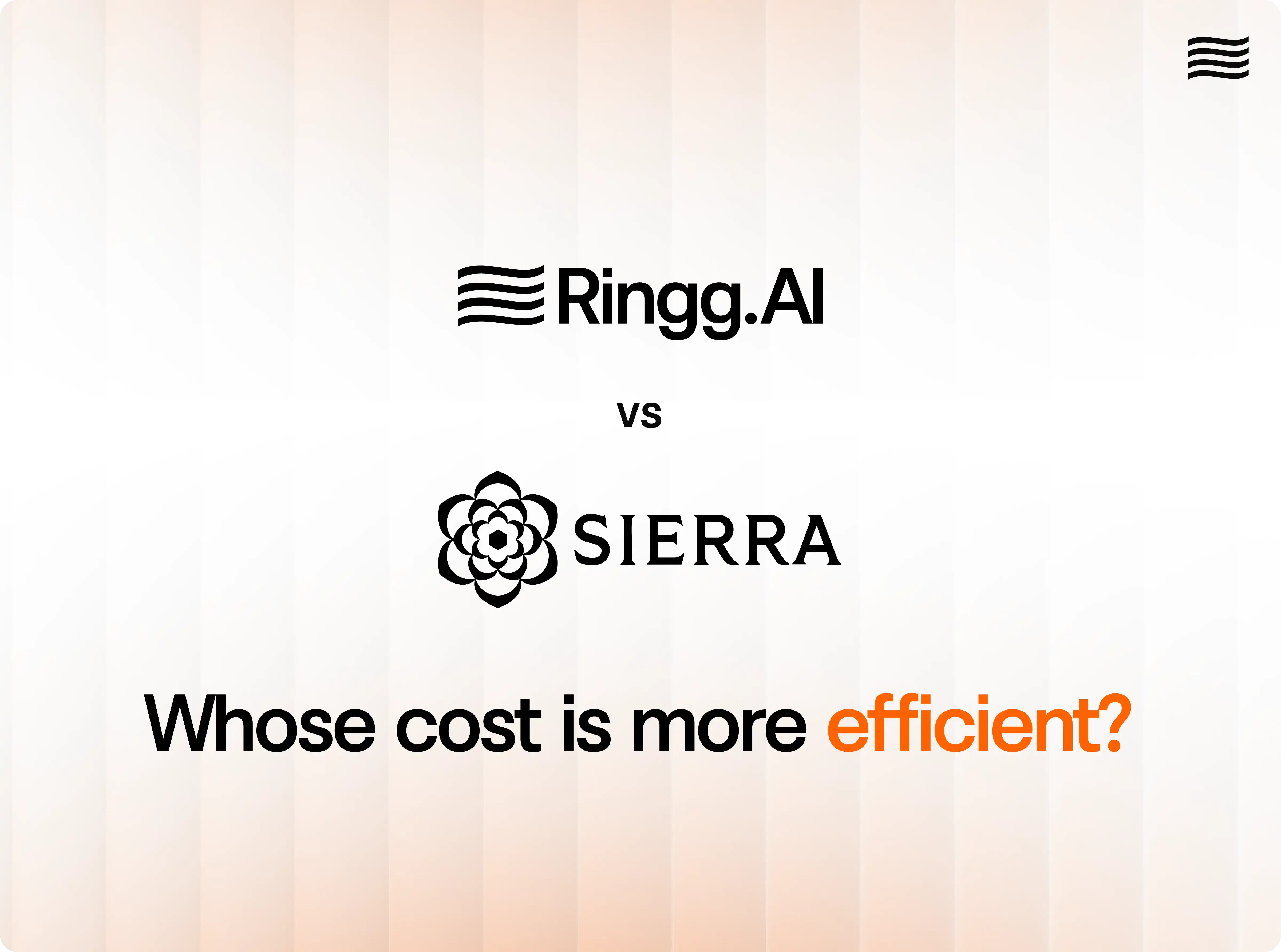 Sierra AI pricing