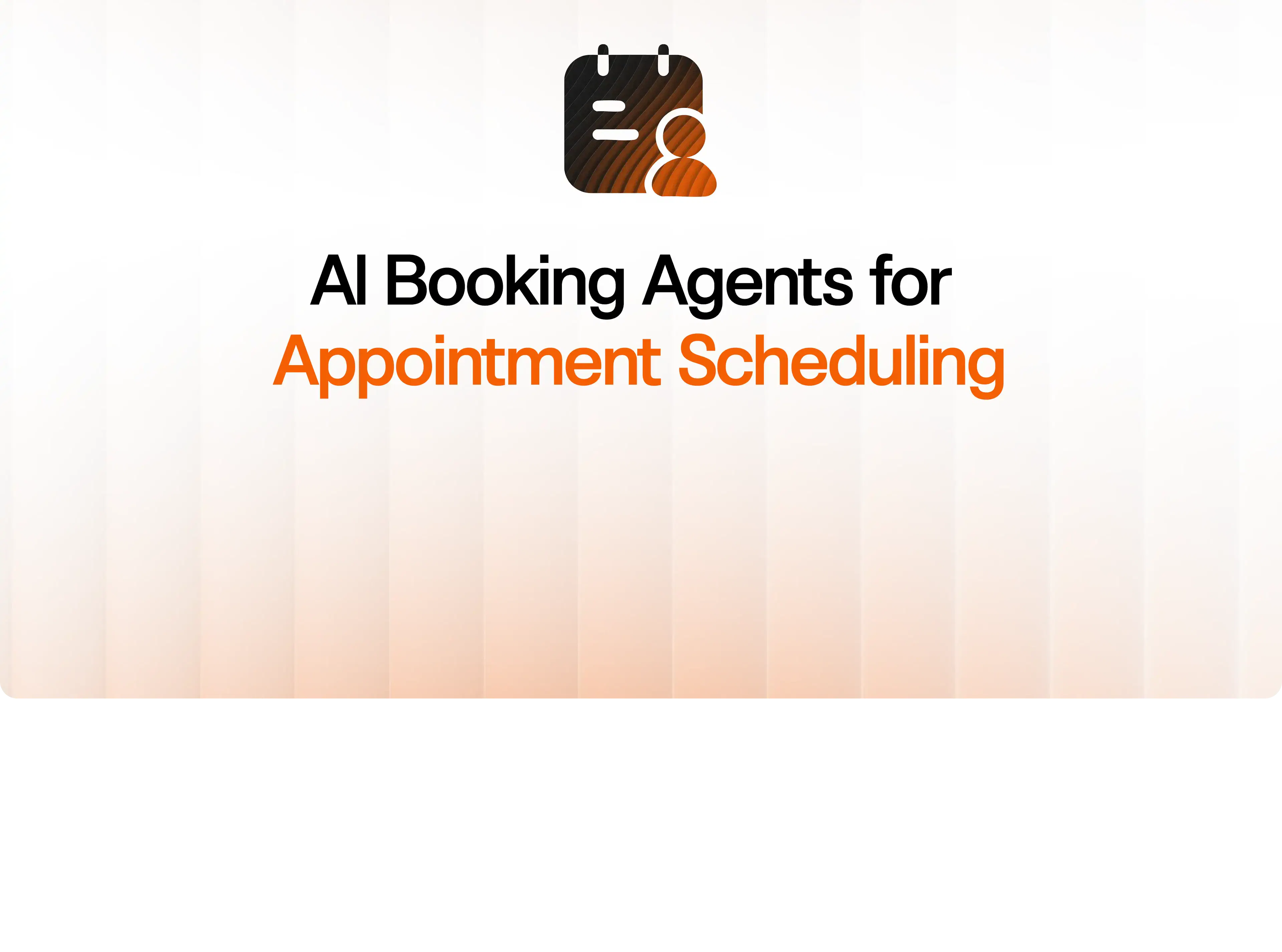 AI booking agent