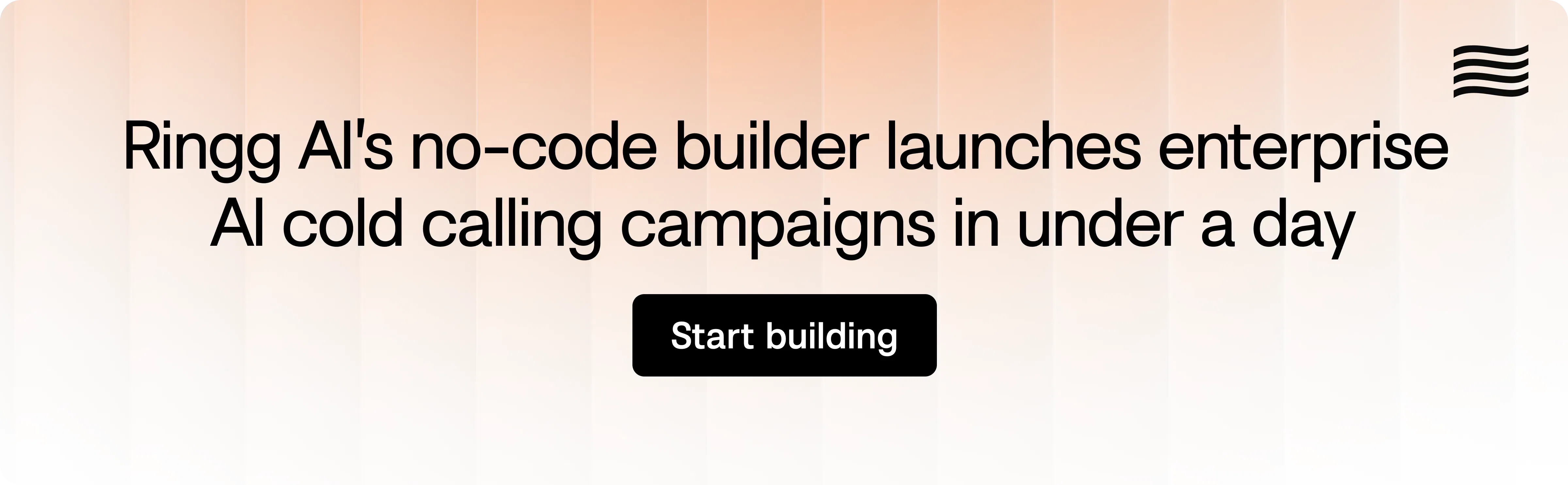 Ringg AI offers a no-code logic builder for enterprise AI cold calling at scale