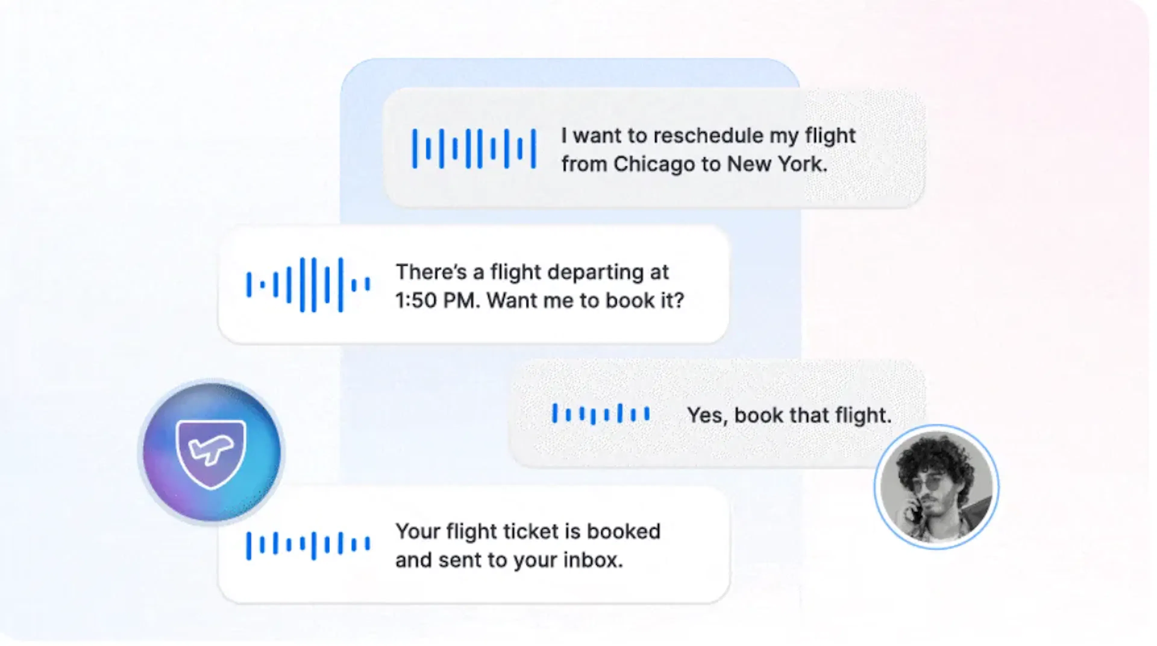 A sample conversation on HaptiK AI