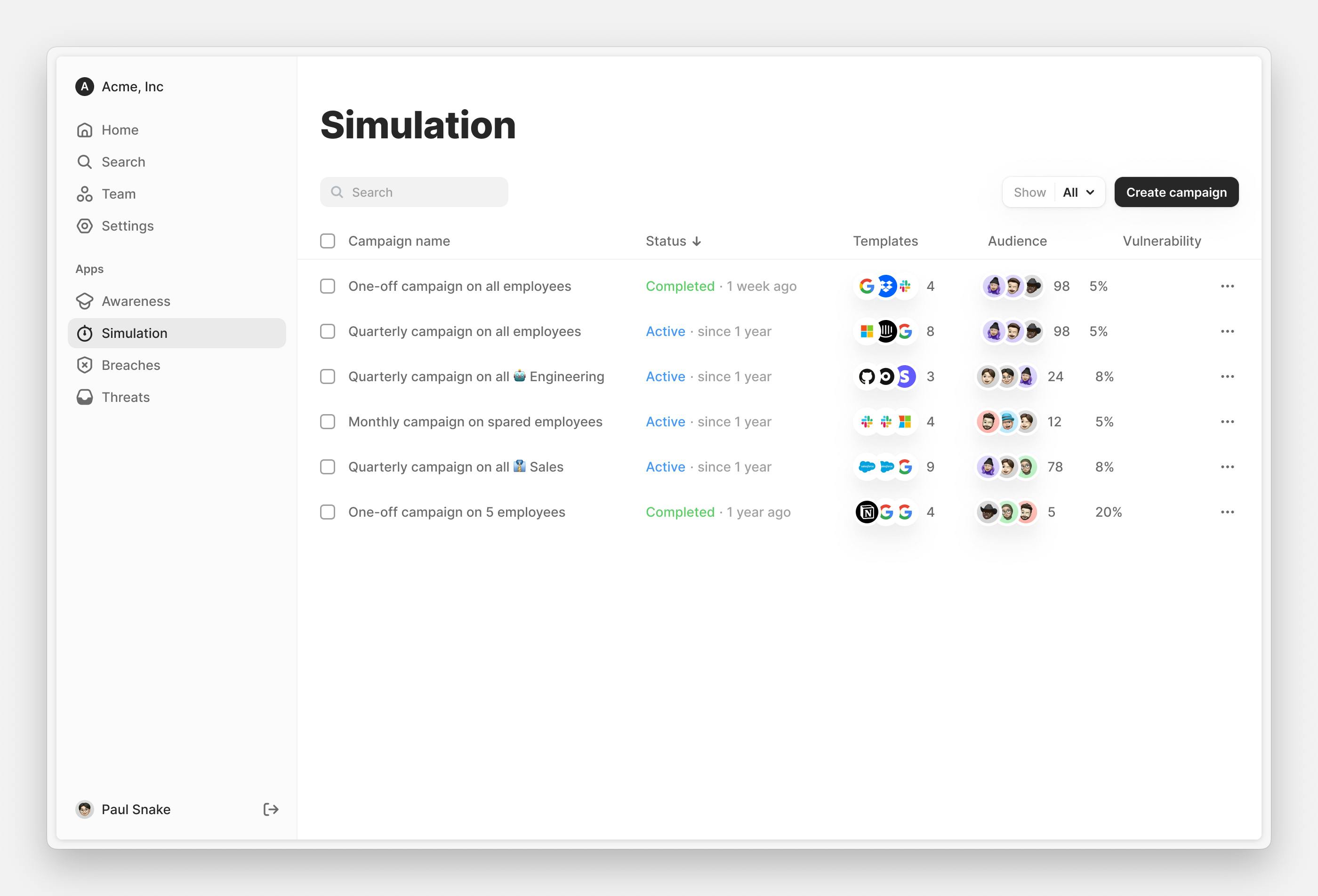 Riot phishing simulation results