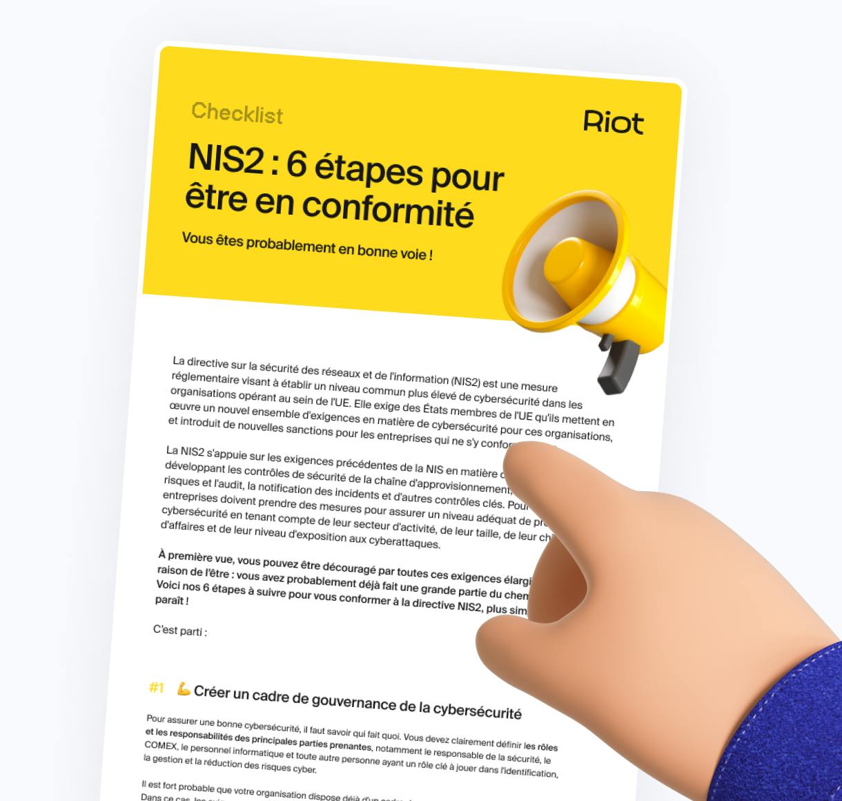 Checklist - NIS2 : 6 étapes pour être en conformité