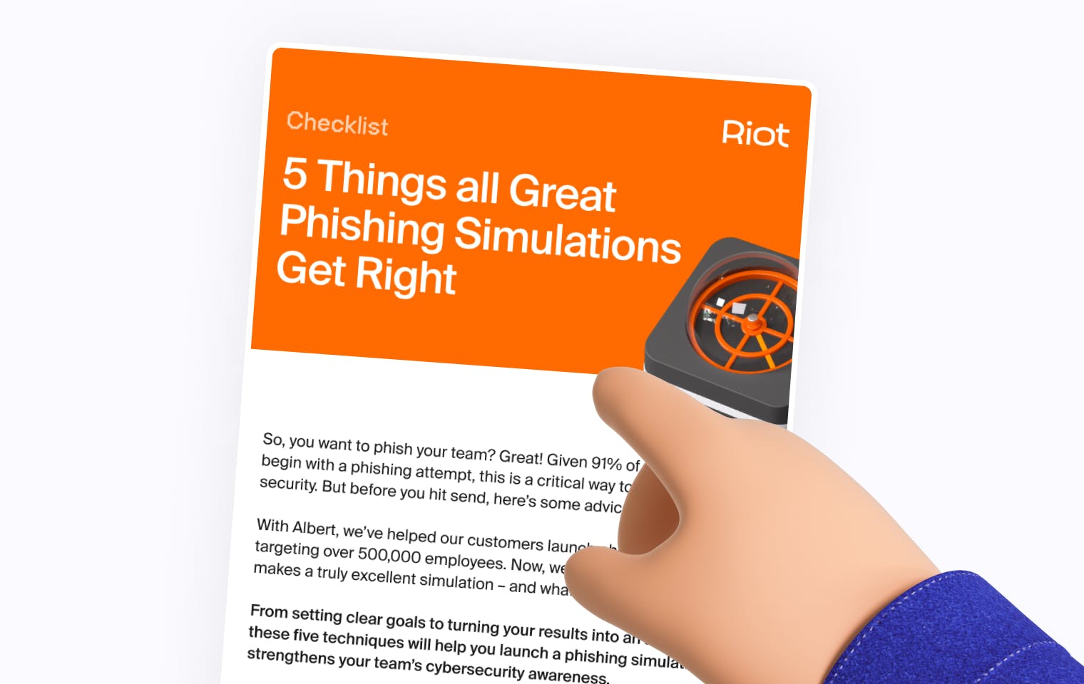 Riot phishing simulation checklist