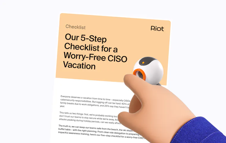 5 Steps for a Worry-Free CISO Vacation