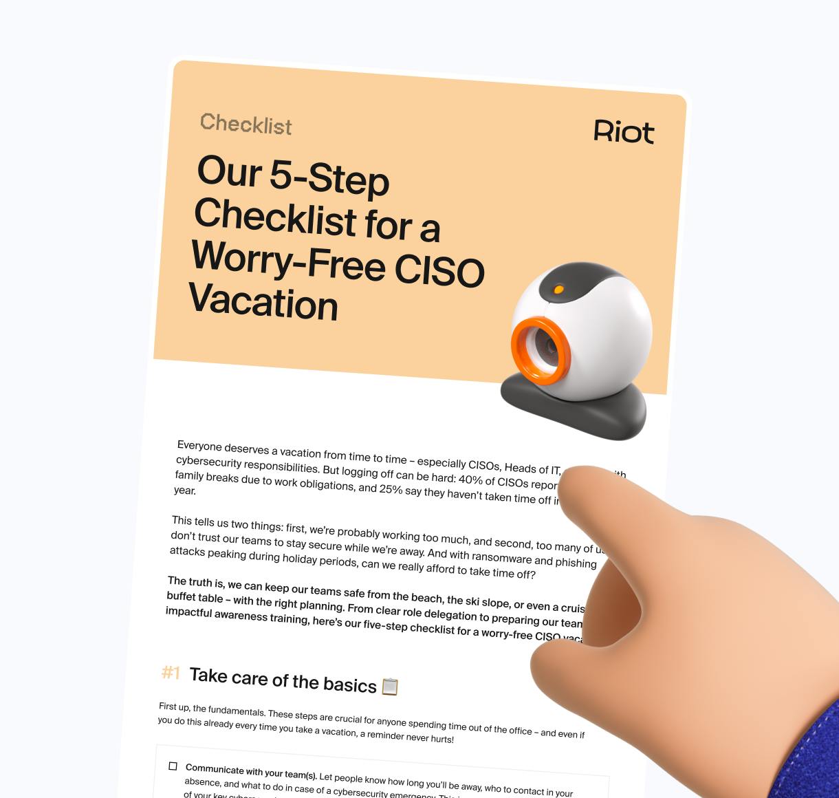 5 Steps for a Worry-Free CISO Vacation